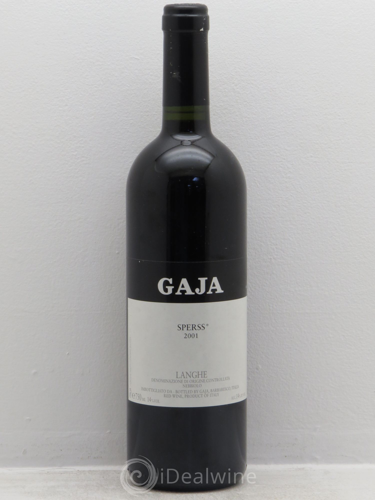 Langhe Sperss Angelo Gaja 2001 - Lot de 1 bouteille - 0