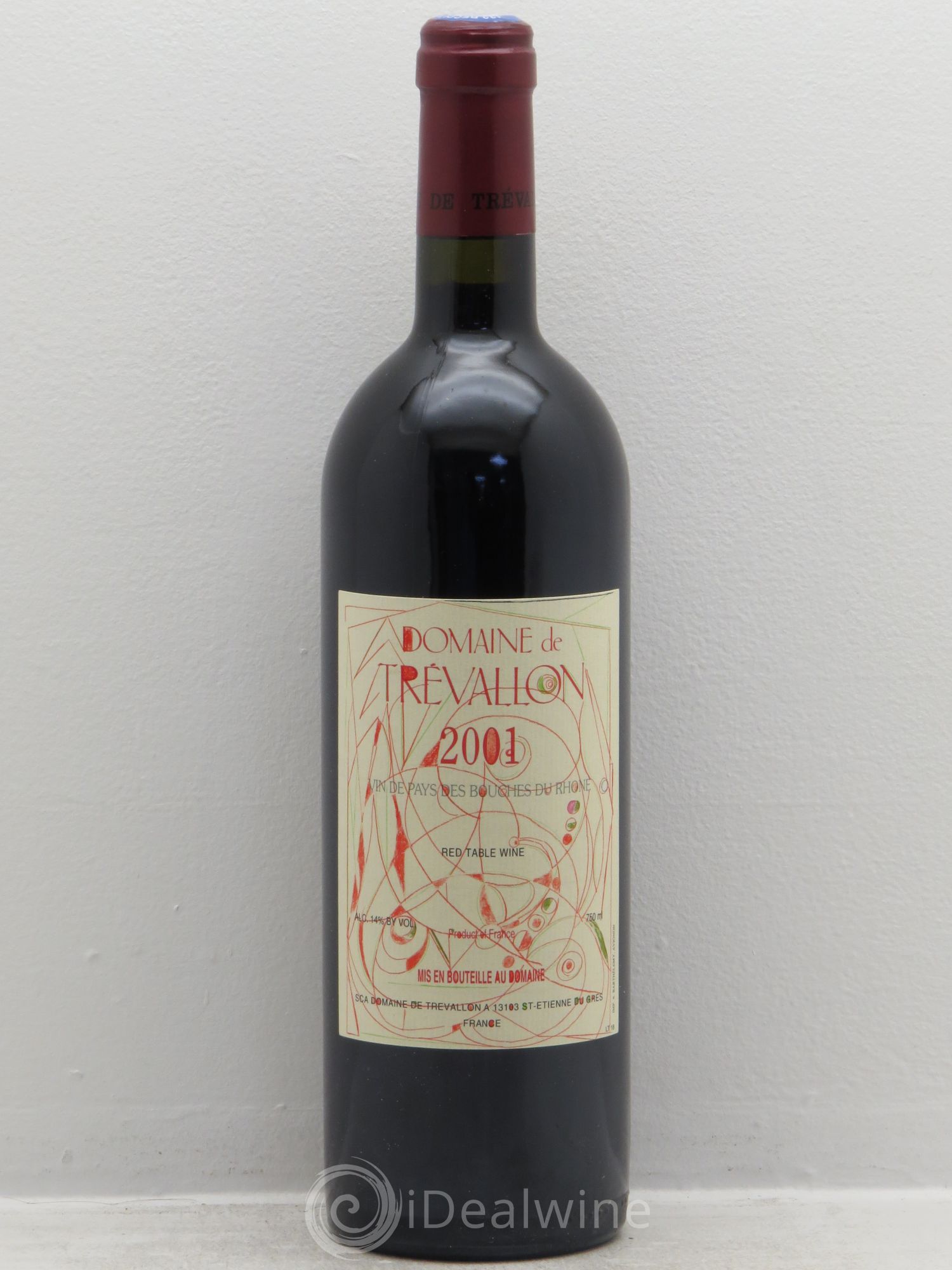 VDP Bouches du Rhône Trévallon (Domaine de) Eloi Dürrbach 2001 - Lot de 1 bouteille - 0