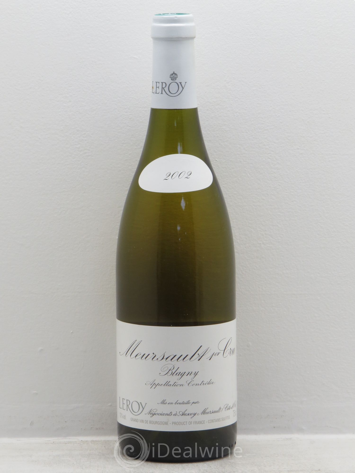 Meursault 1er Cru Blagny Leroy SA 2002 - Lot de 1 bouteille - 0
