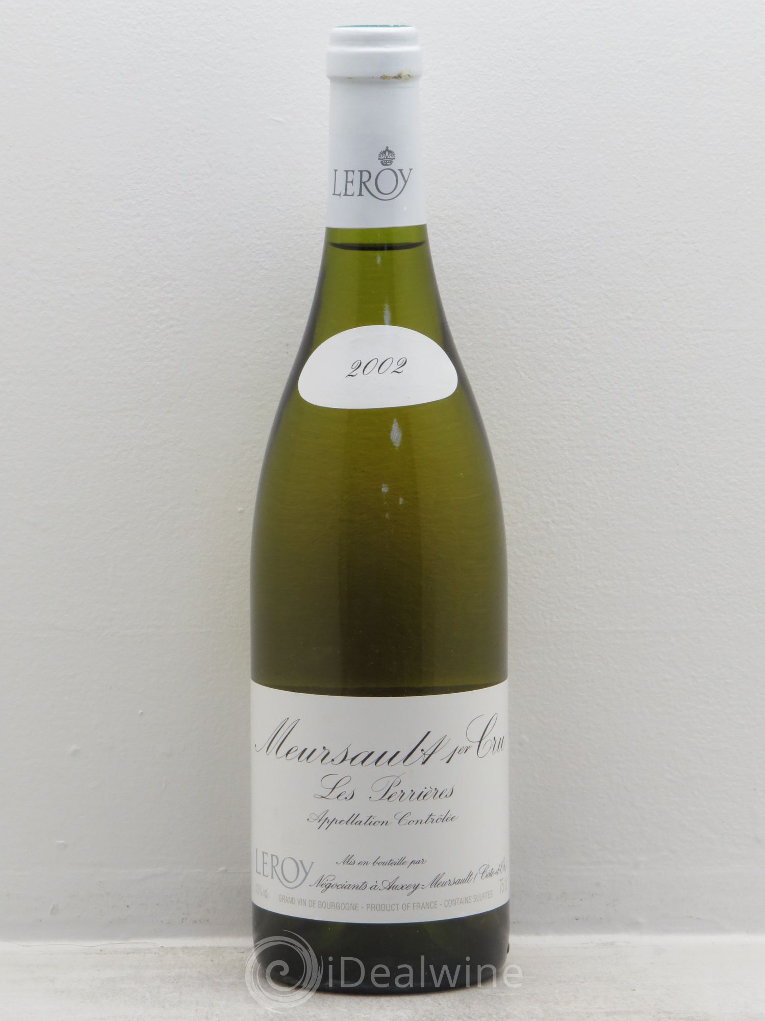 Meursault 1er Cru Leroy SA 2002 - Lot de 1 bouteille - 0