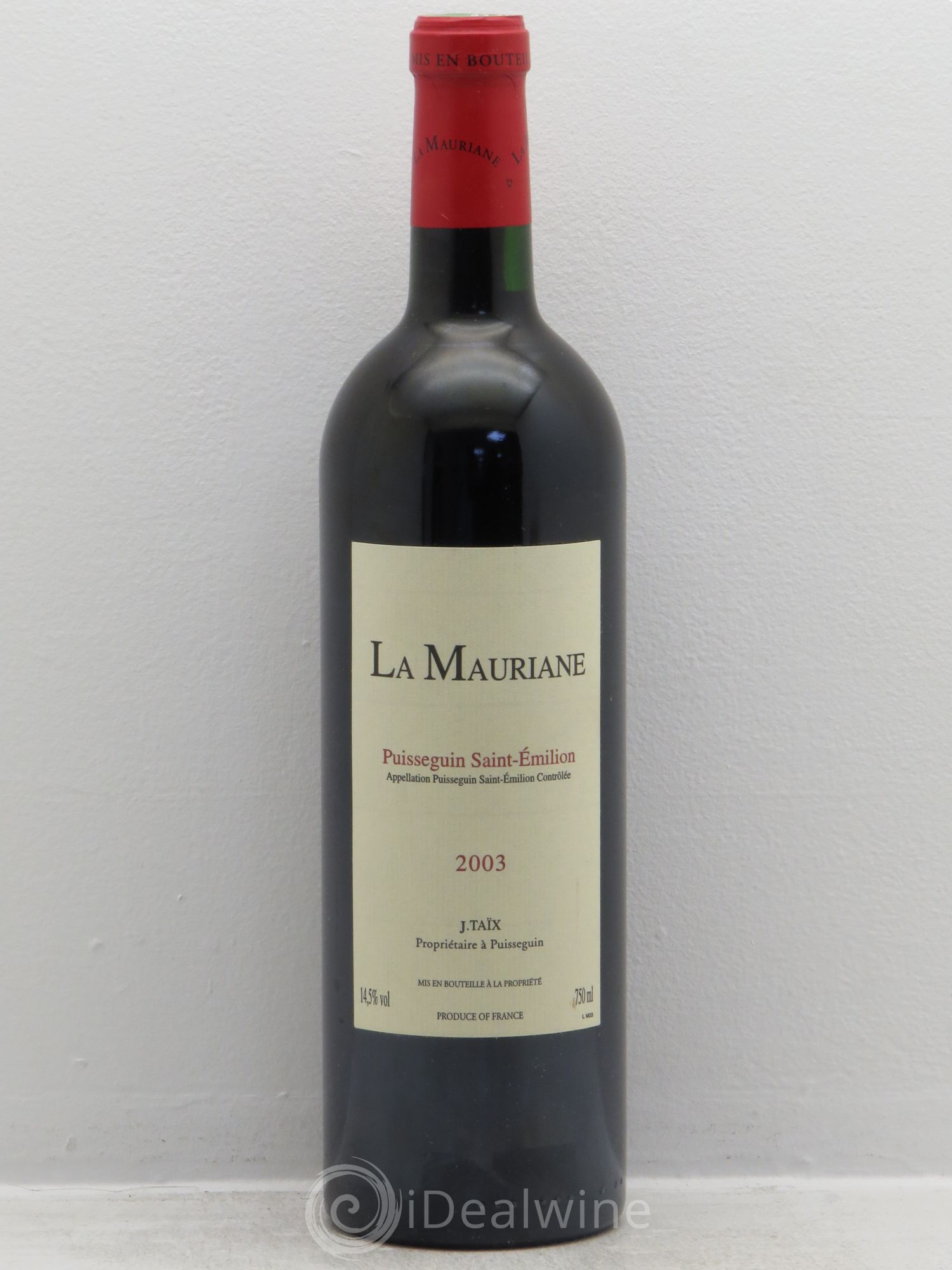 La Mauriane (sans prix de réserve) 2003 - Lot de 1 bouteille - 0