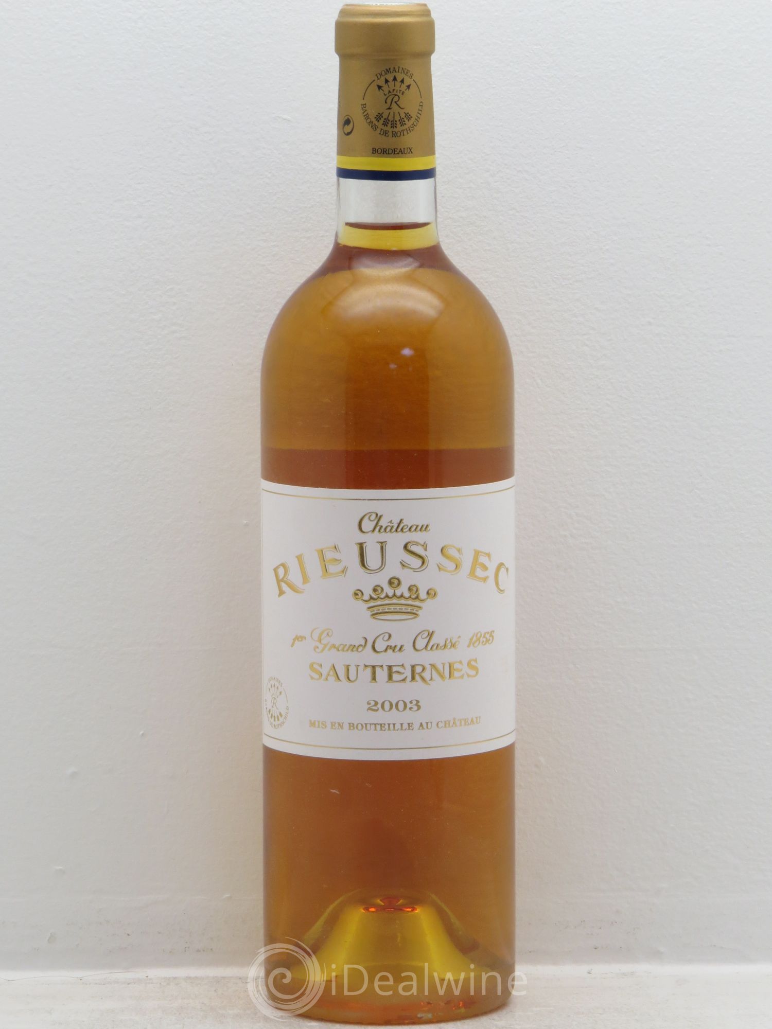Château Rieussec 1er Grand Cru Classé (senza prezzo di riserva) 2003 - Lotto di 1 bottiglia - 0