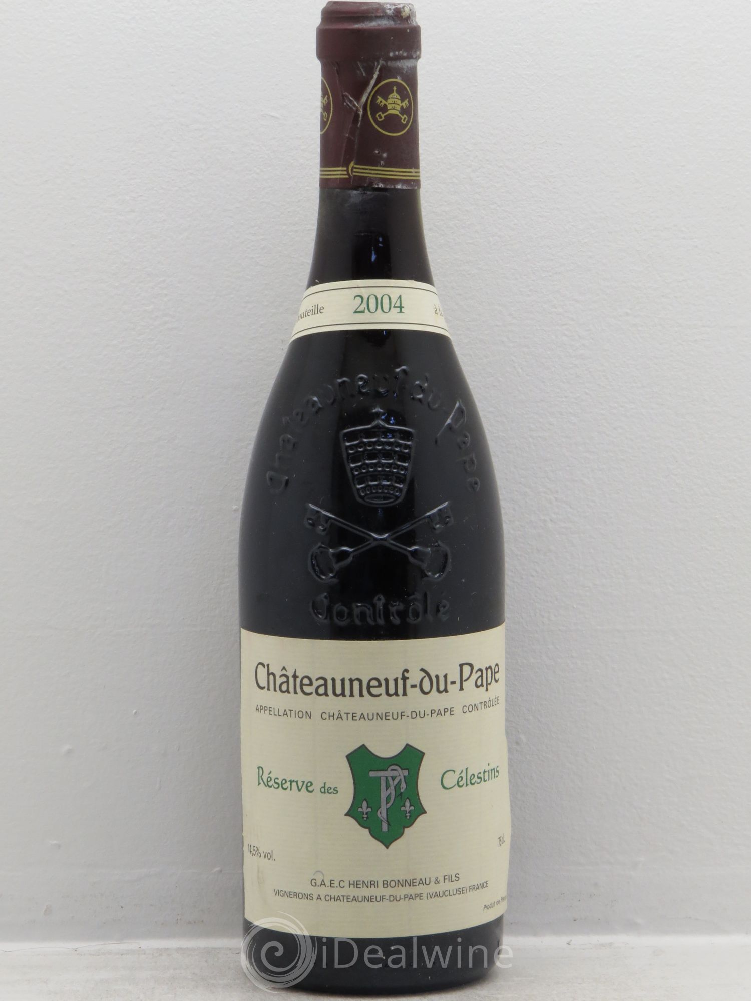 Châteauneuf-du-Pape Réserve des Célestins Henri Bonneau & Fils 2004 - Lot de 1 bouteille - 0