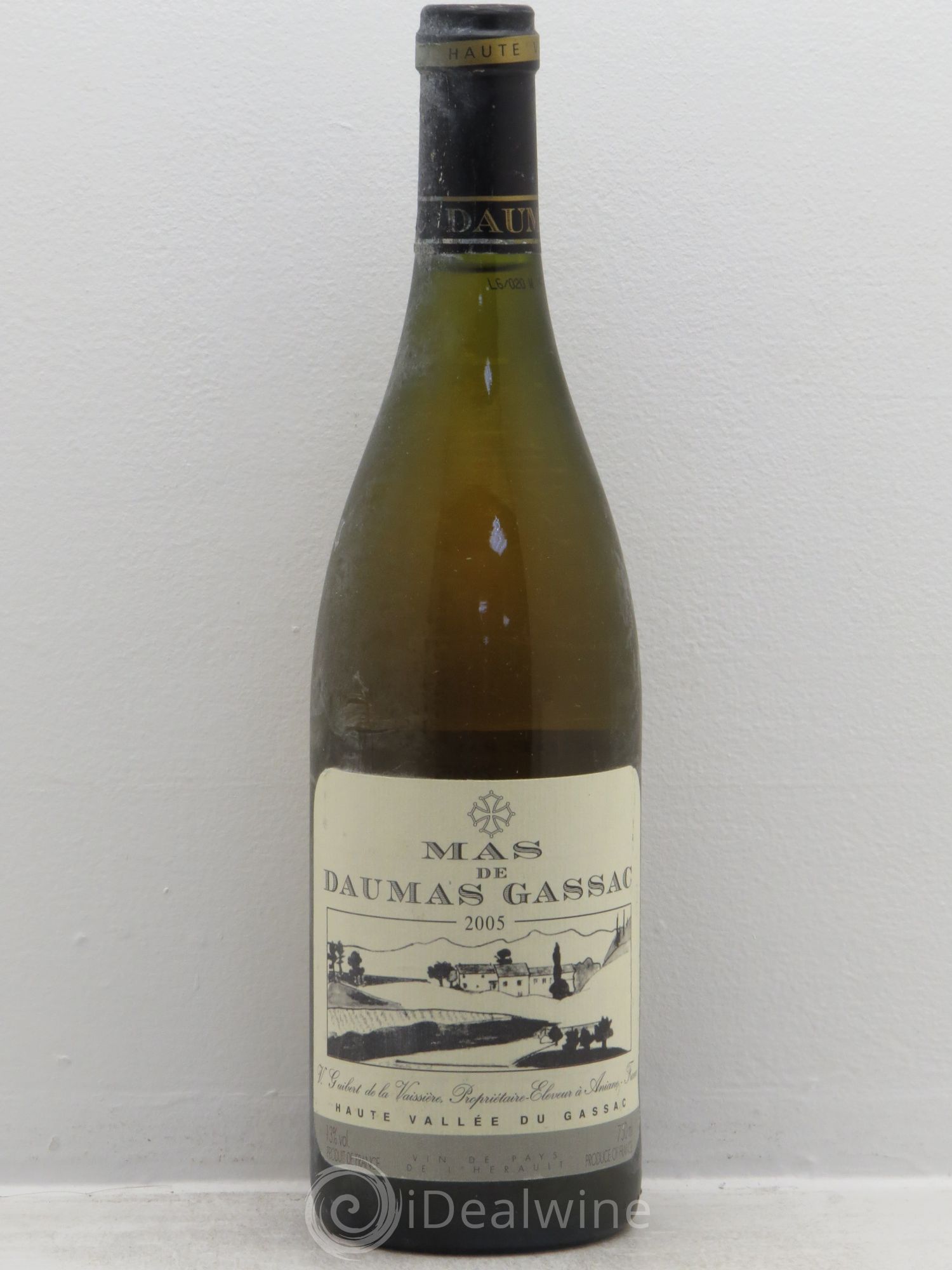 Saint-Guilhem-le-Désert - Cité d'Aniane Mas Daumas Gassac Famille Guibert de La Vaissière (sans prix de réserve) 2005 - Lot de 1 bouteille - 0