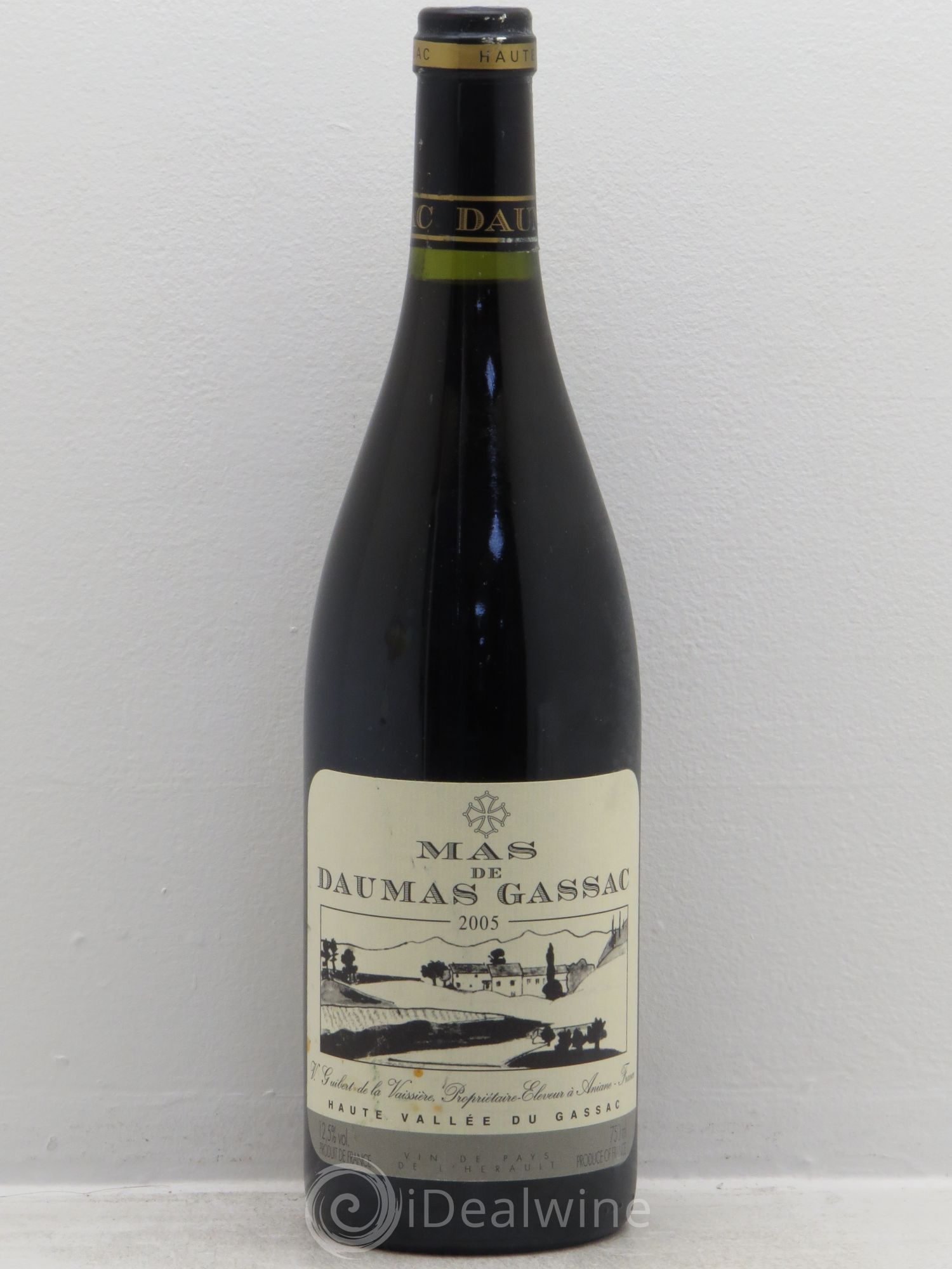Saint-Guilhem-le-Désert - Cité d'Aniane Mas Daumas Gassac Famille Guibert de La Vaissière (sans prix de réserve) 2005 - Lot de 1 bouteille - 0