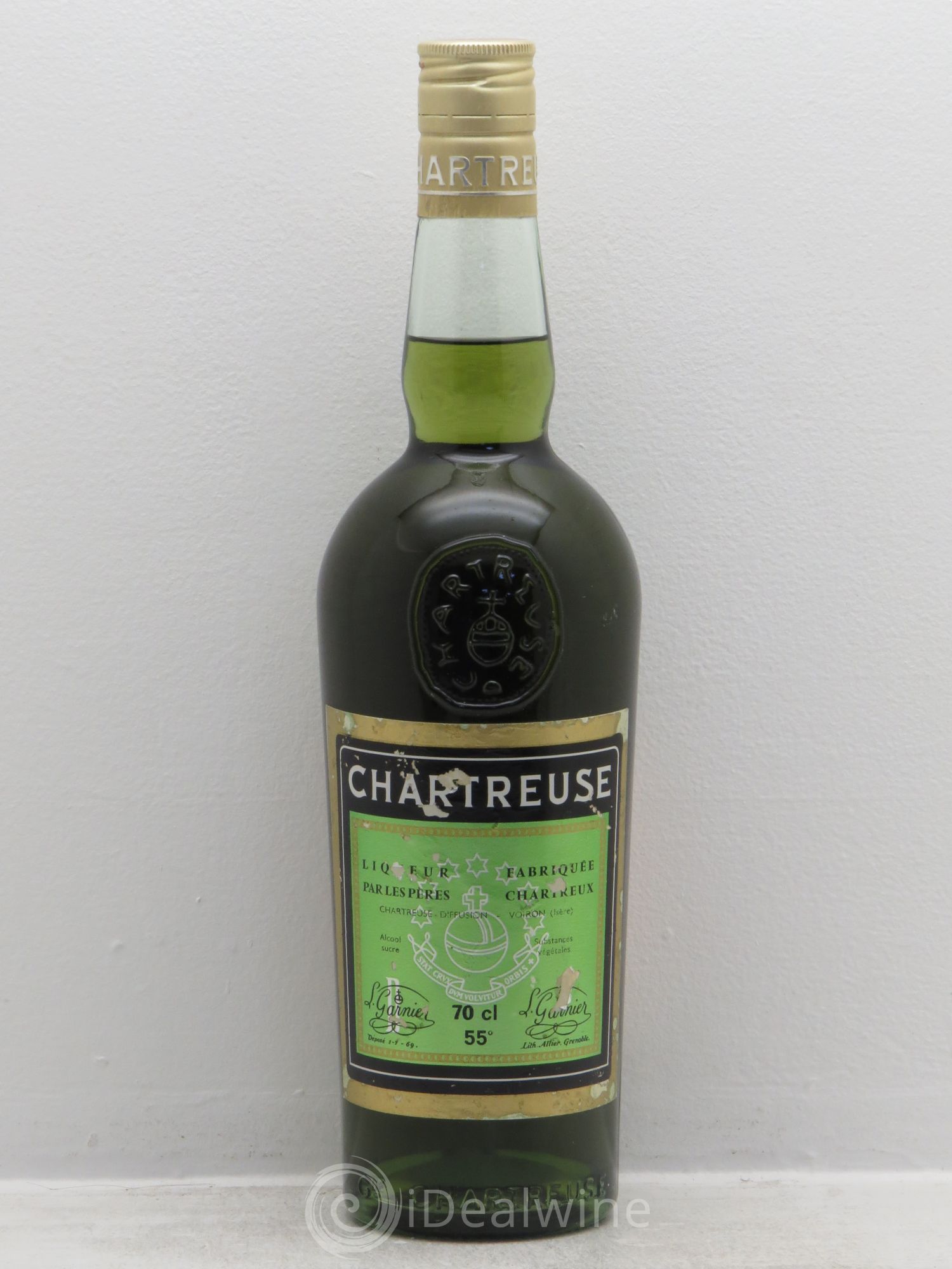 Chartreuse Pères Chartreux 1966/1982 Voiron - Posten von 1 Flasche - 0