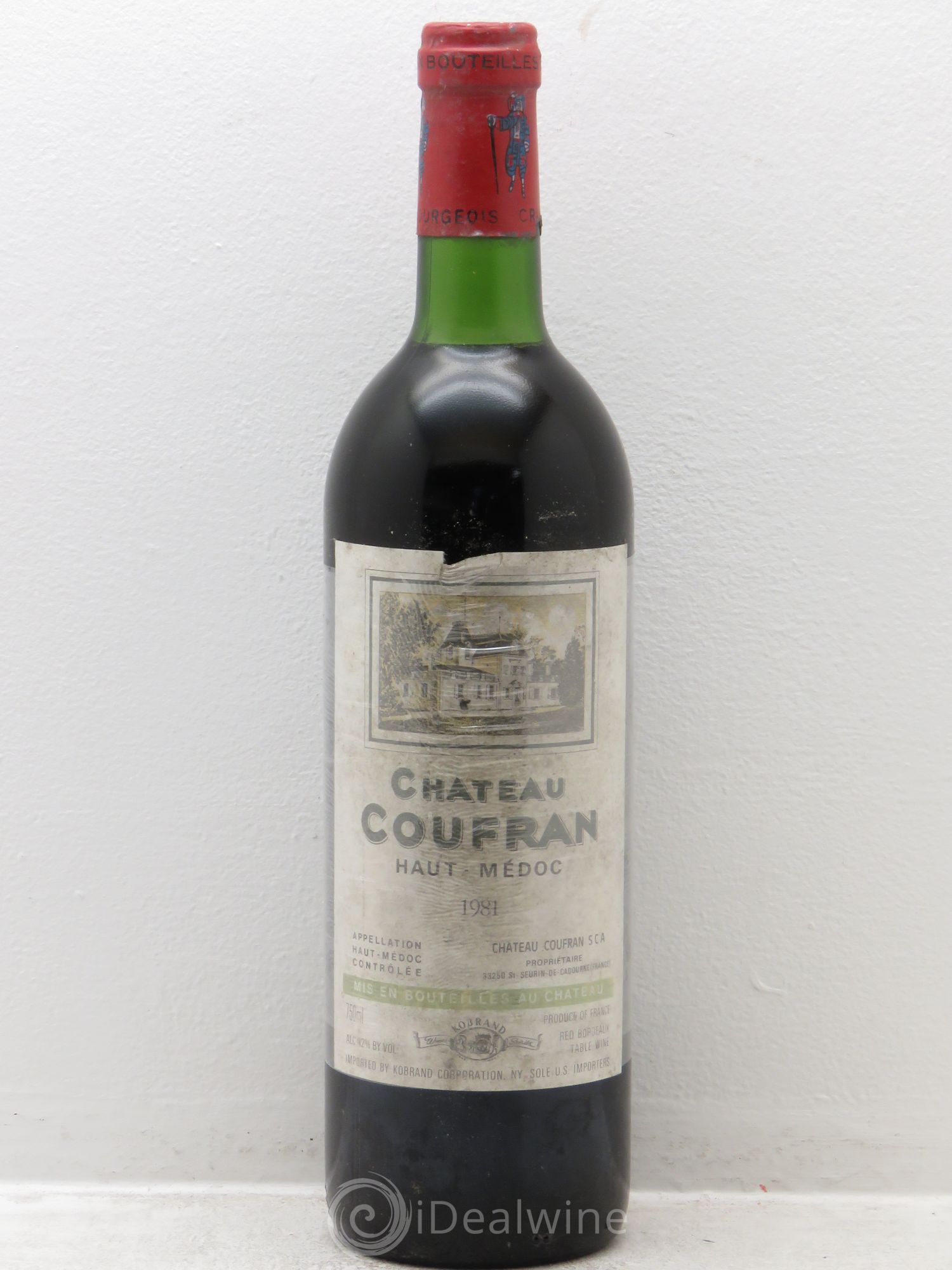 Château Coufran Cru Bourgeois 1981 - Lot de 1 bouteille - 0