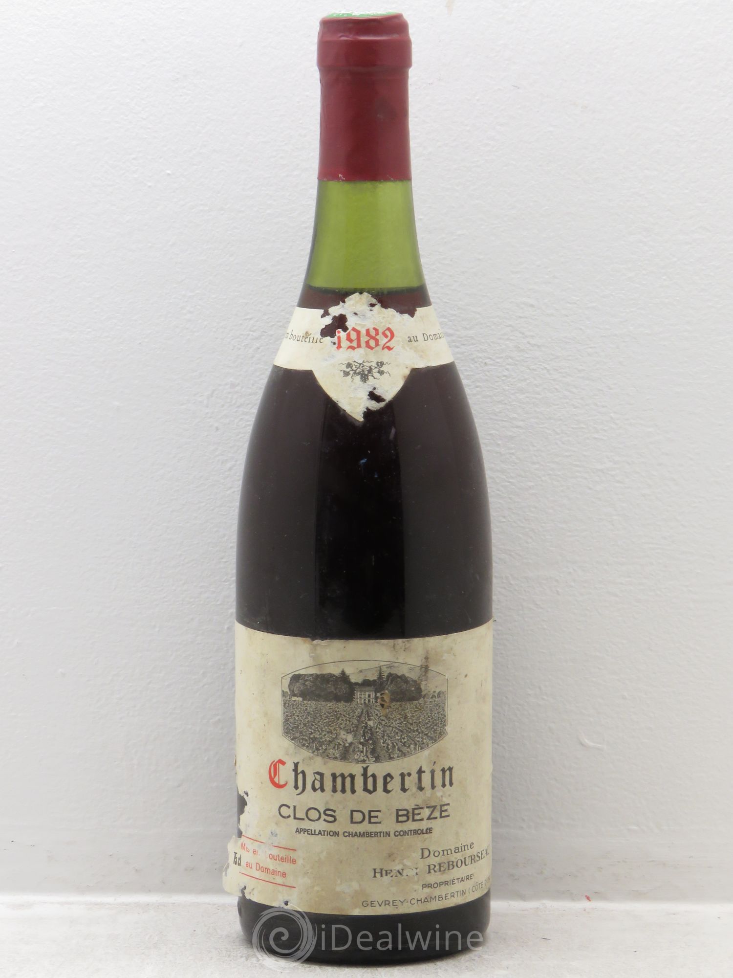 Chambertin Clos de Bèze Grand Cru Domaine Rebourseau 1982 - Lot de 1 bouteille - 0