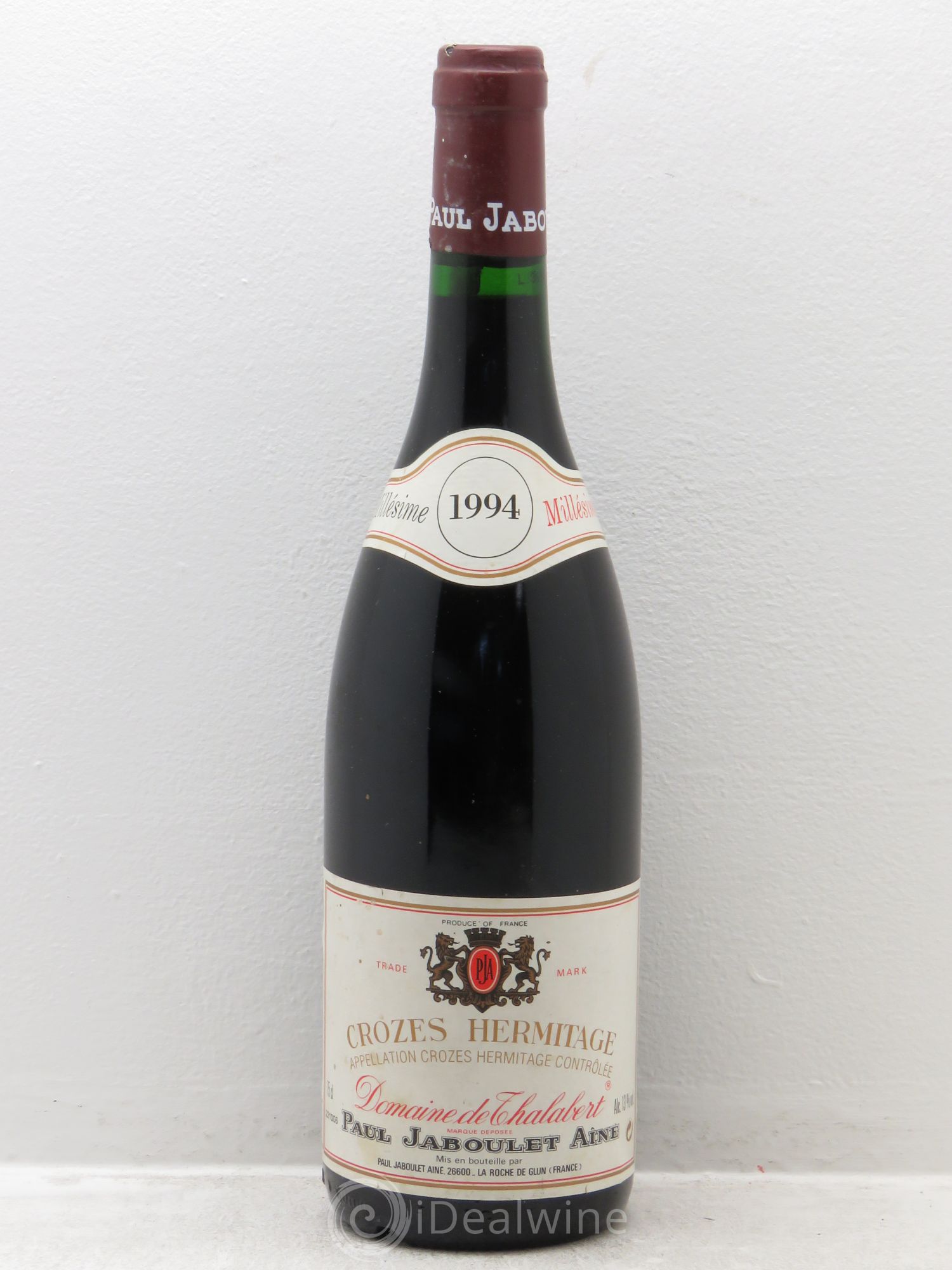 Crozes-Hermitage Domaine de Thalabert Paul Jaboulet Ainé 1994 - Lot de 1 bouteille - 0