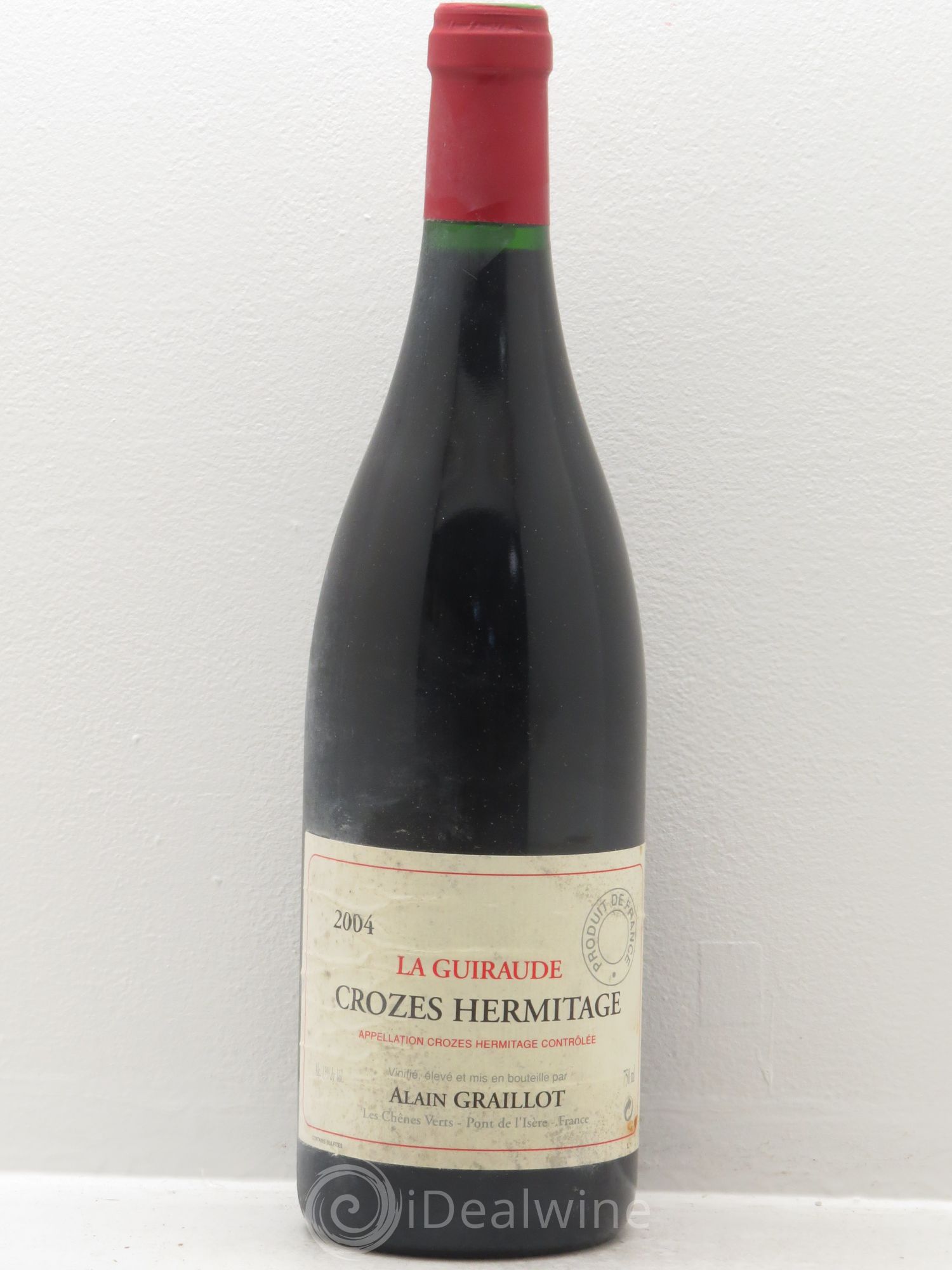 Crozes-Hermitage La Guiraude Domaine Graillot 2004 - Lot de 1 bouteille - 0