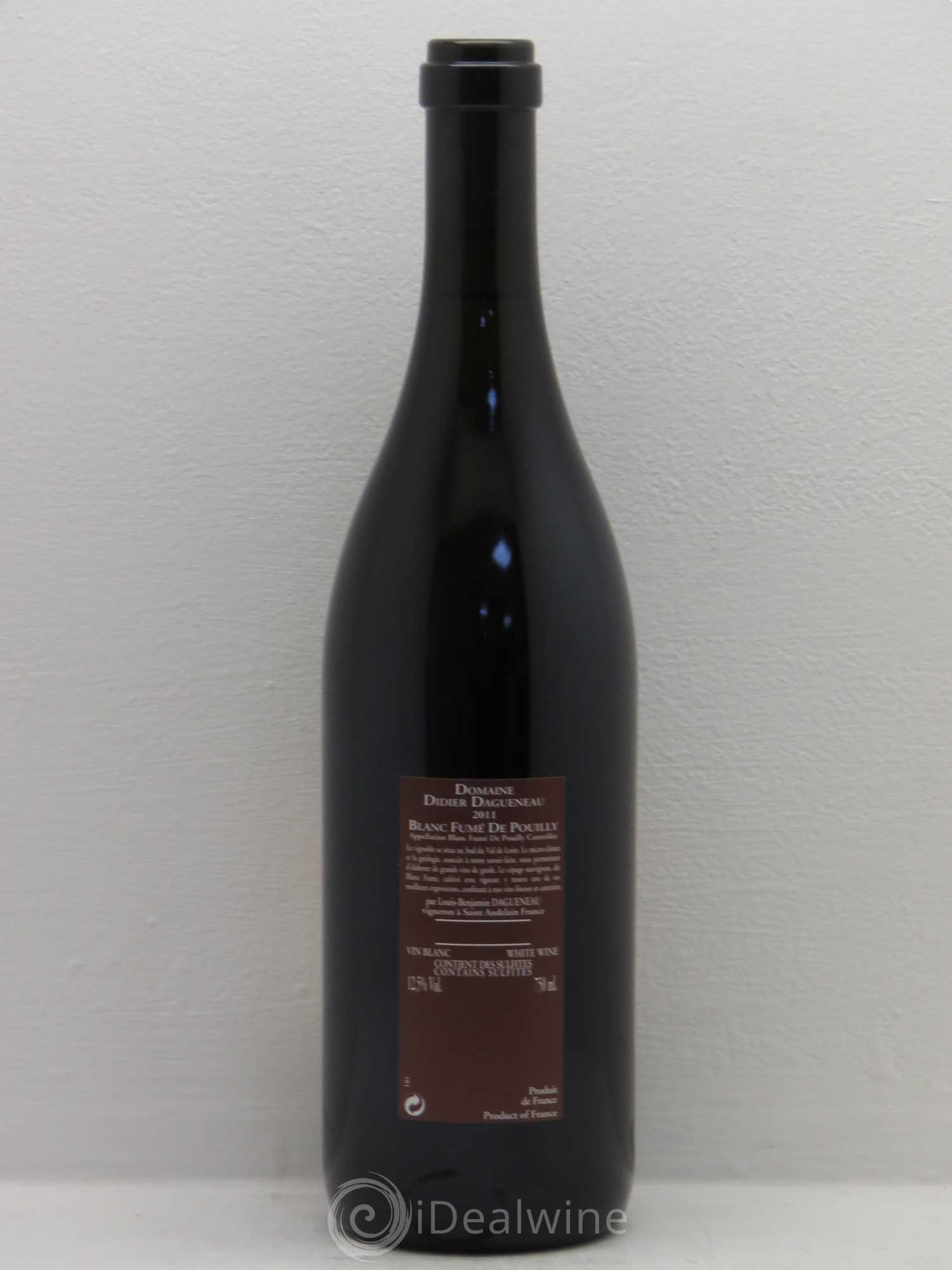 Vin de France (anciennement Pouilly-Fumé) Pur Sang Dagueneau (Domaine Didier - Louis-Benjamin) 2011 - Lot de 1 bouteille - 1