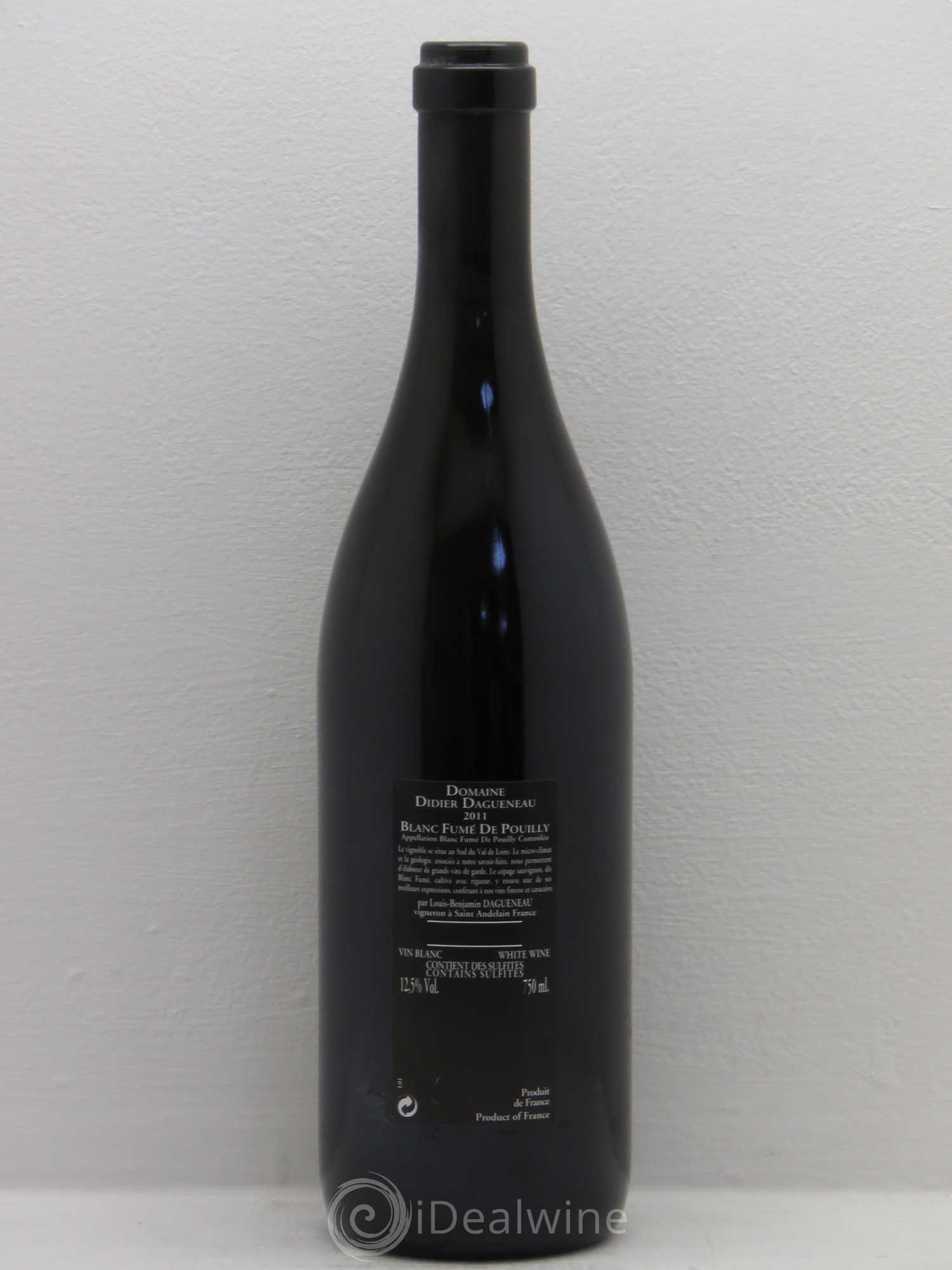 Vin de France (anciennement Pouilly-Fumé) Silex Dagueneau (Domaine Didier - Louis-Benjamin) 2011 - Lot de 1 bouteille - 1