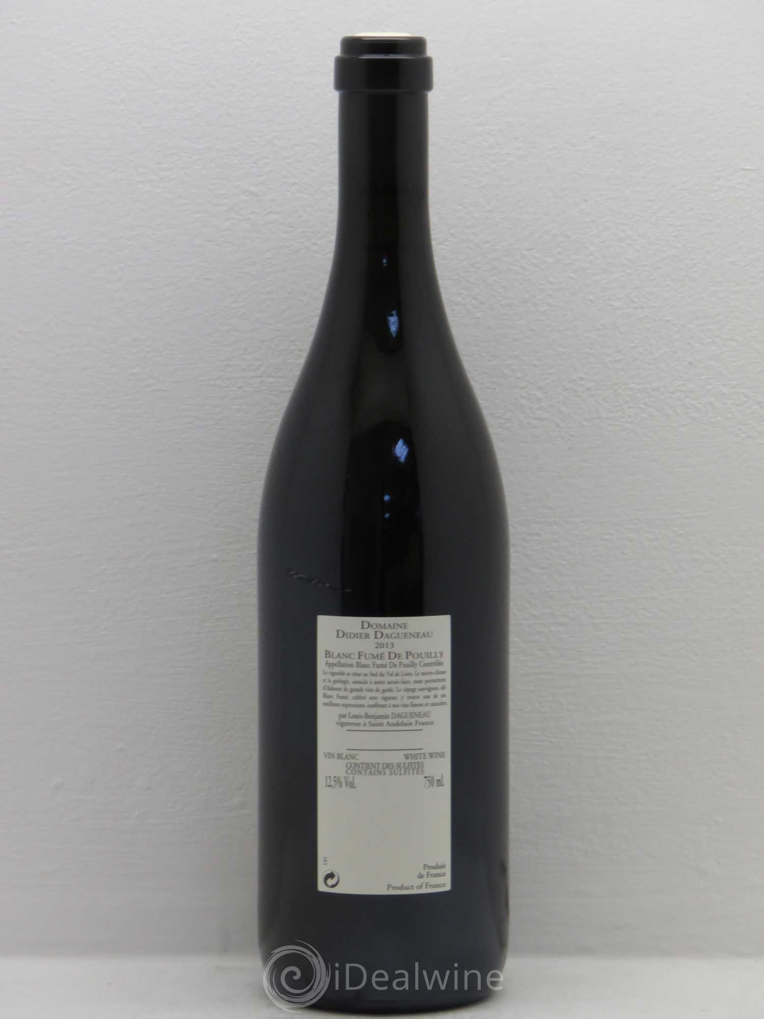 Vin de France (anciennement Pouilly-Fumé) Buisson Renard Dagueneau (Domaine Didier - Louis-Benjamin) 2013 - Lot de 1 bouteille - 1