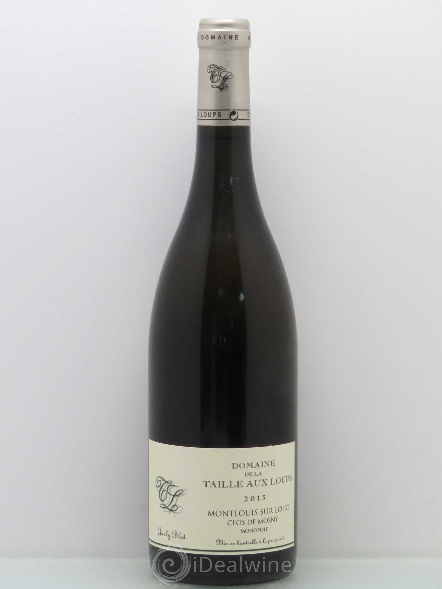 Montlouis-sur-Loire Clos de Mosny La Taille aux Loups - Jacky Blot 2015 - Lot de 1 bouteille - 0