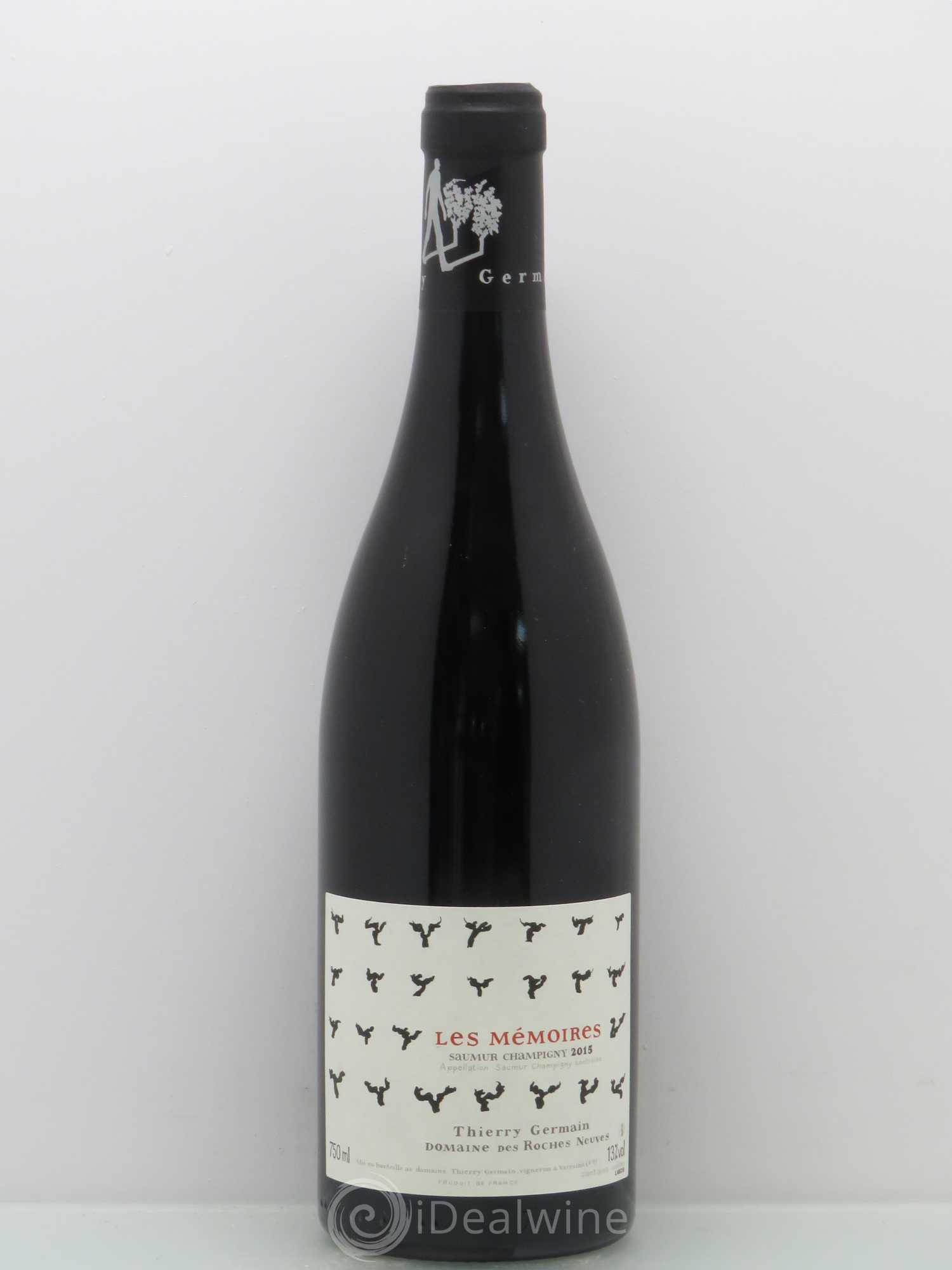 Saumur-Champigny Les Mémoires Domaine des Roches Neuves - Thierry Germain 2015 - Lot de 1 bouteille - 0