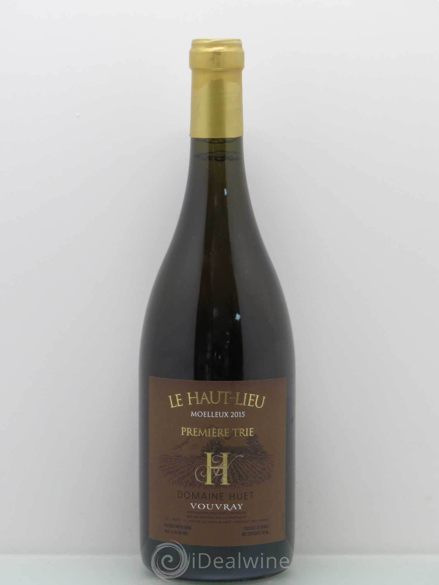 Vouvray Le Haut-Lieu Moelleux 1ère Trie Domaine Huet 2015 - Lotto di 1 bottiglia - 0