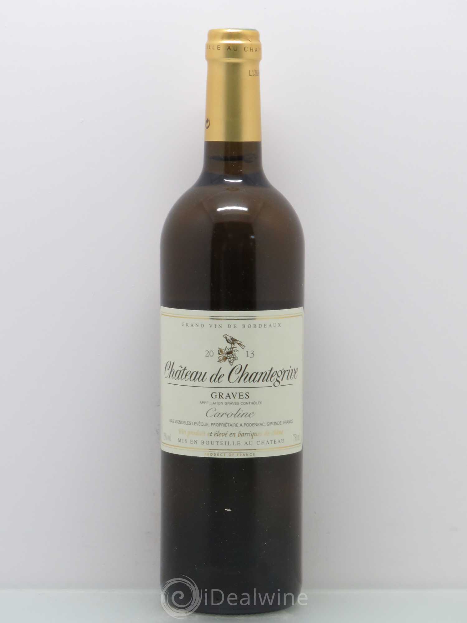 Château de Chantegrive Cuvée Caroline 2013 - Lot de 1 bouteille - 0