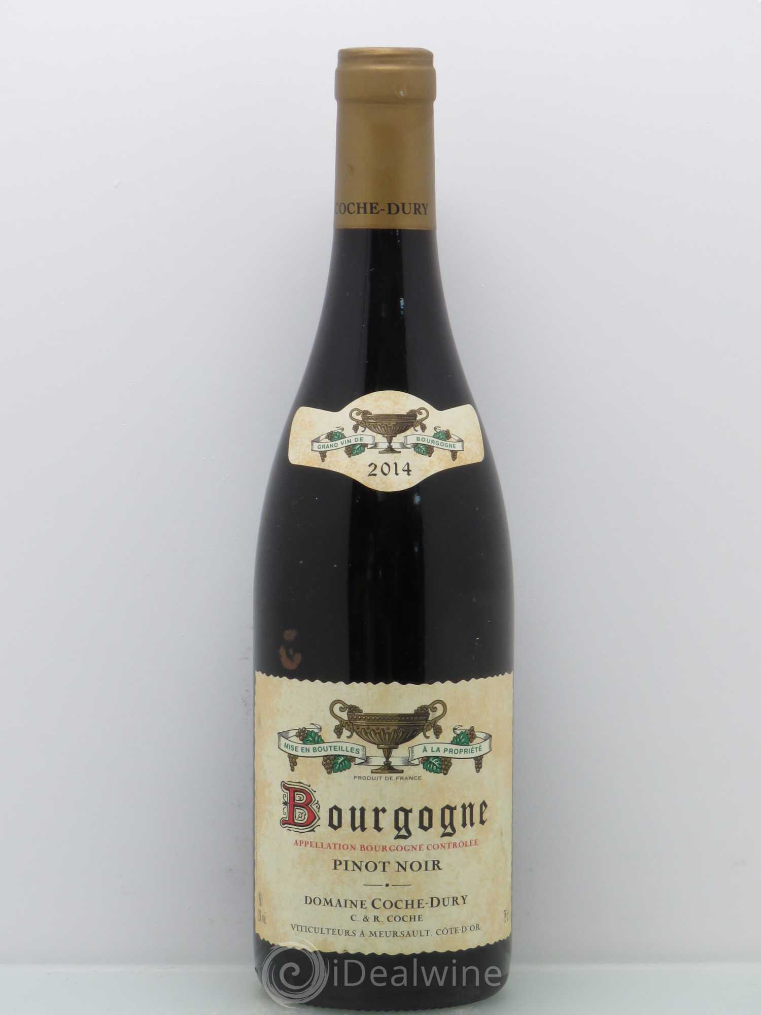 Bourgogne Coche Dury (Domaine) Pinot Noir 2014 - Lot de 1 bouteille - 0