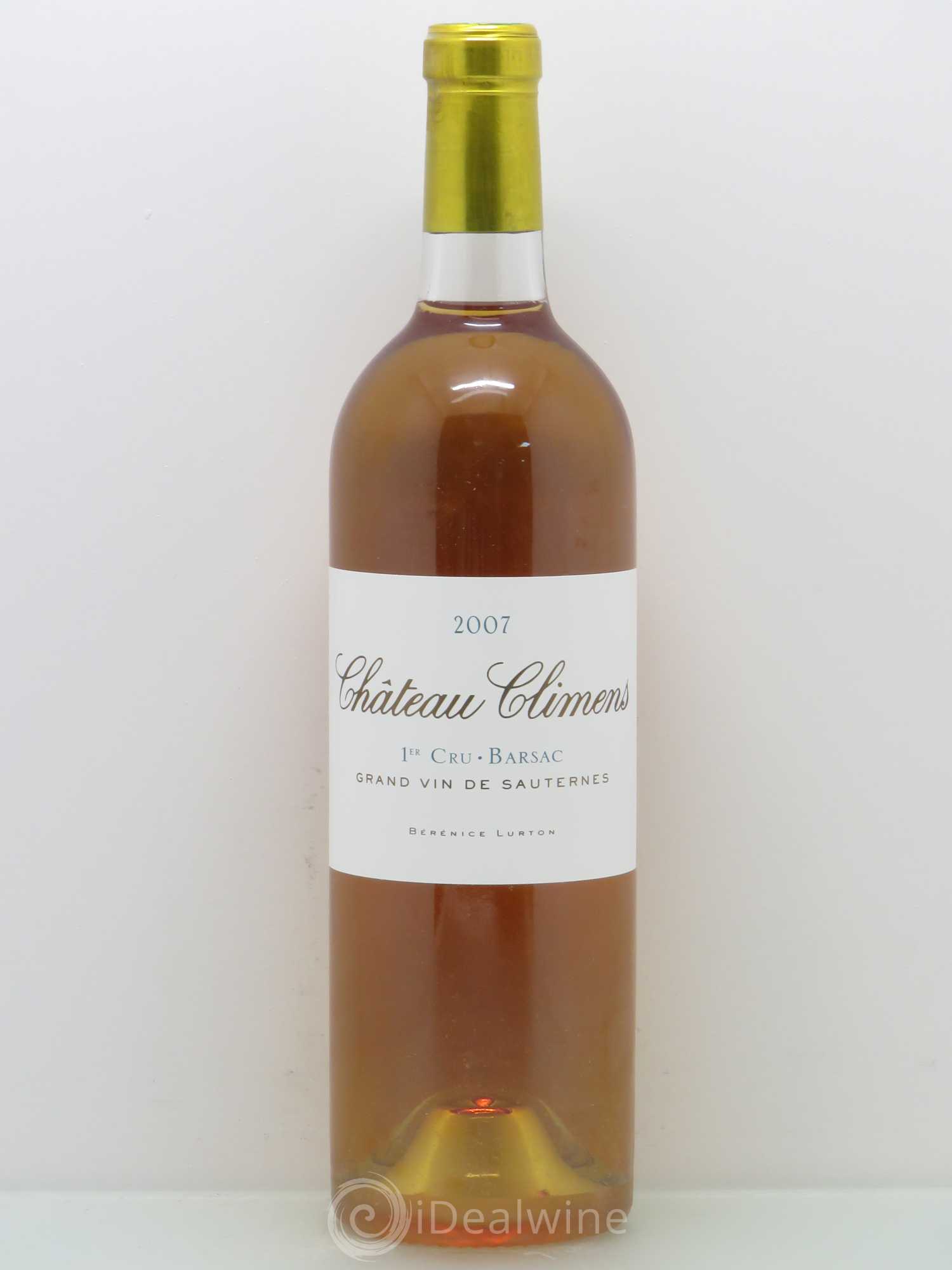 Château Climens 1er Grand Cru Classé 2007 - Lotto di 1 bottiglia - 0