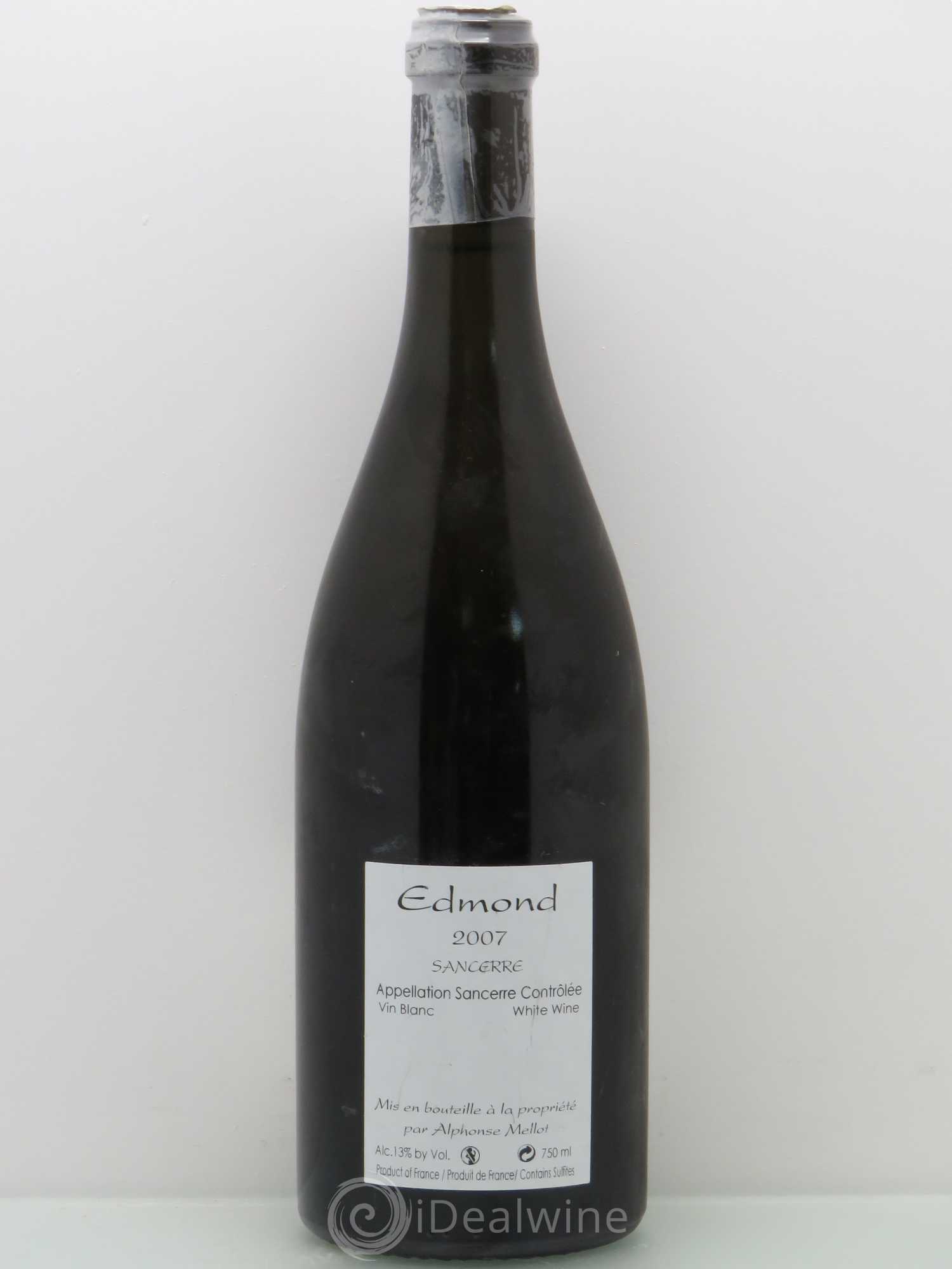 Sancerre Cuvée Edmond Alphonse Mellot 2007 - Lot de 1 bouteille - 1