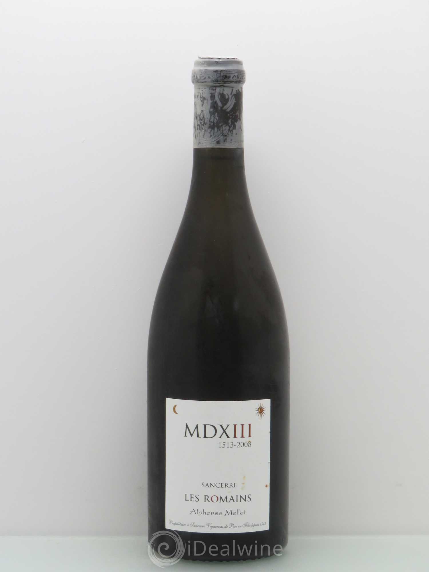 Sancerre Les Romains Alphonse Mellot 2008 - Lot de 1 bouteille - 0