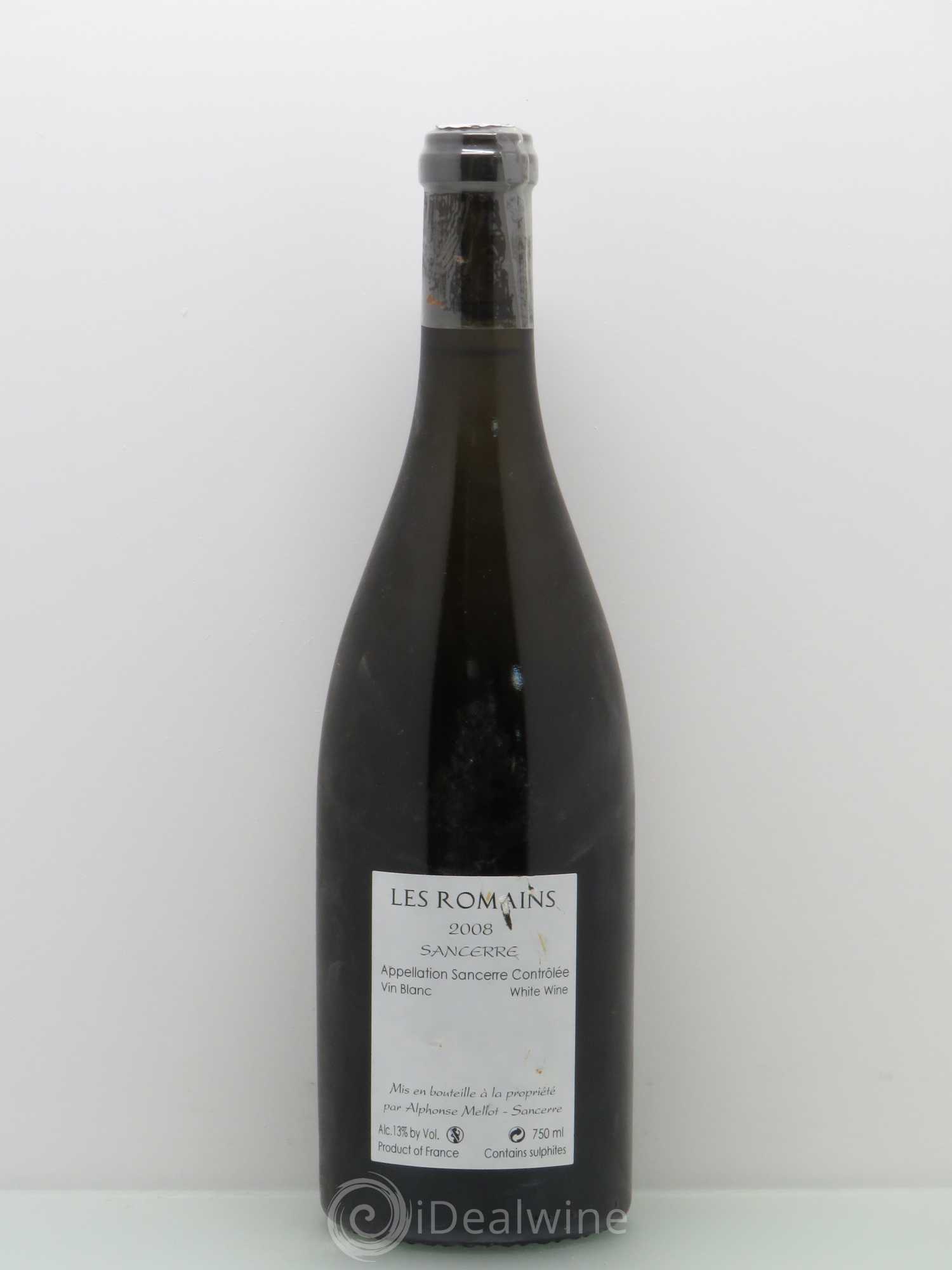 Sancerre Les Romains Alphonse Mellot 2008 - Lot de 1 bouteille - 1