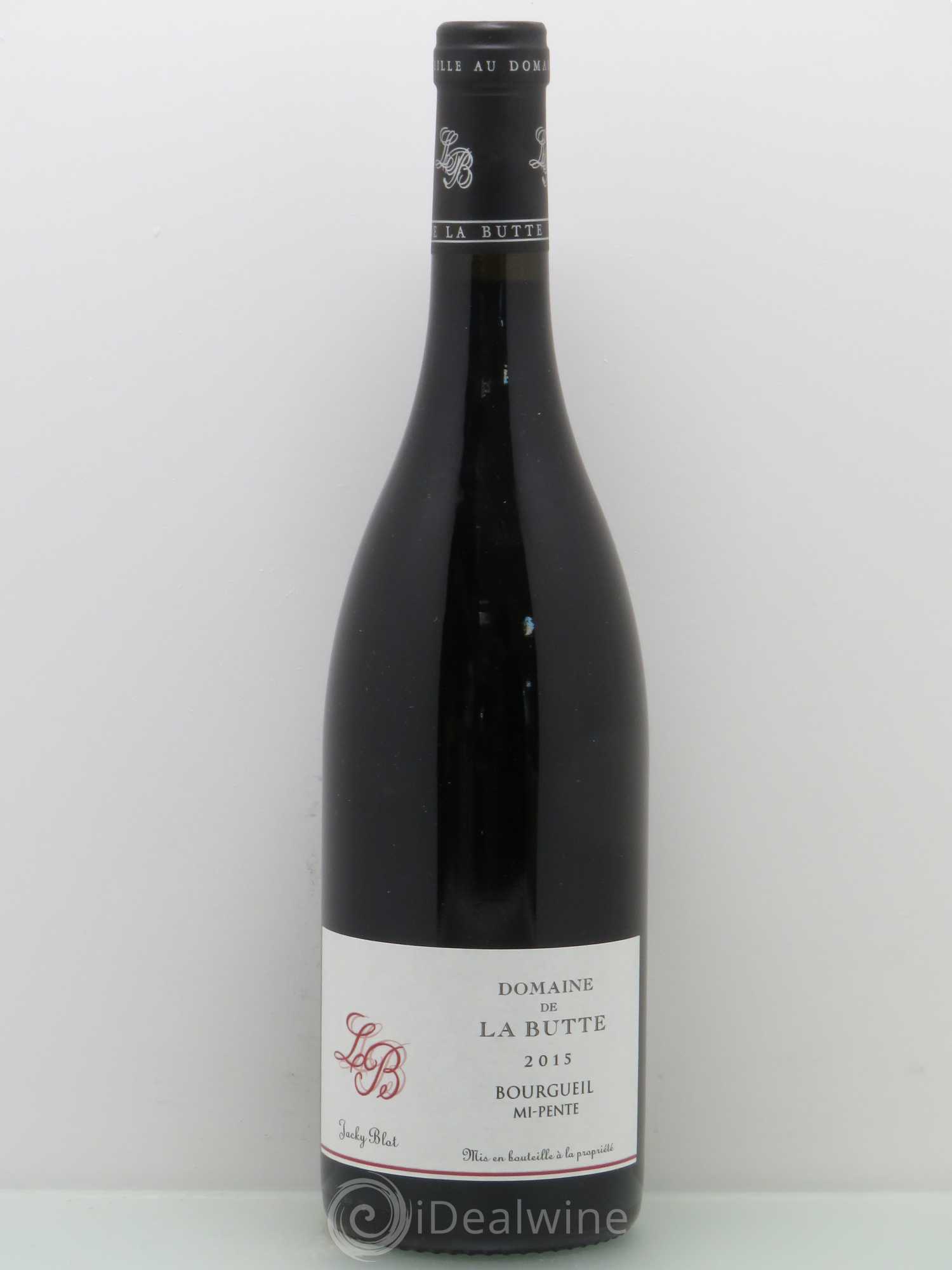 Bourgueil Mi-Pente Domaine de La Butte - Jacky Blot 2015 - Lot de 1 bouteille - 0