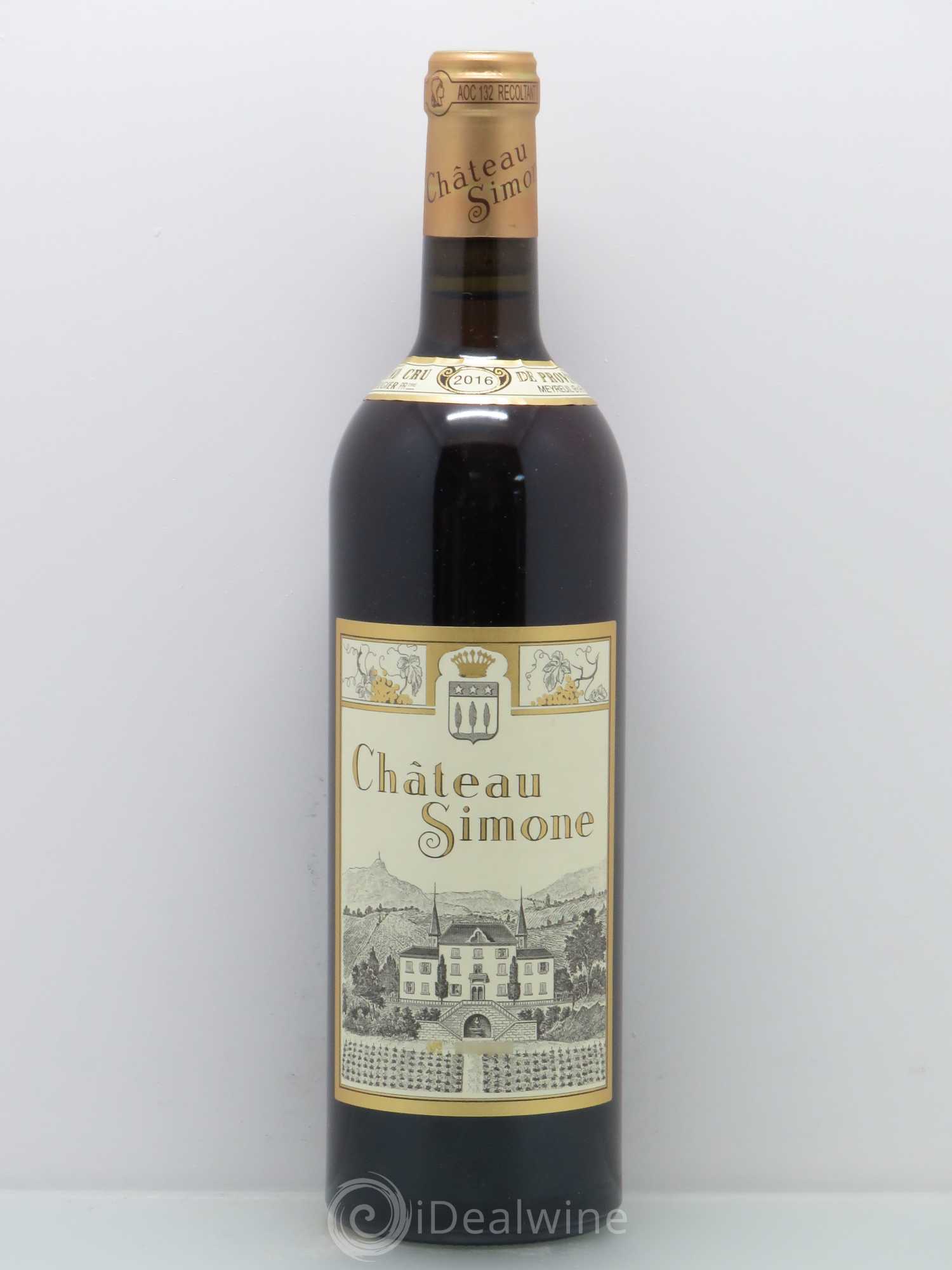 Palette Château Simone Famille Rougier 2016 - Posten von 1 Flasche - 0