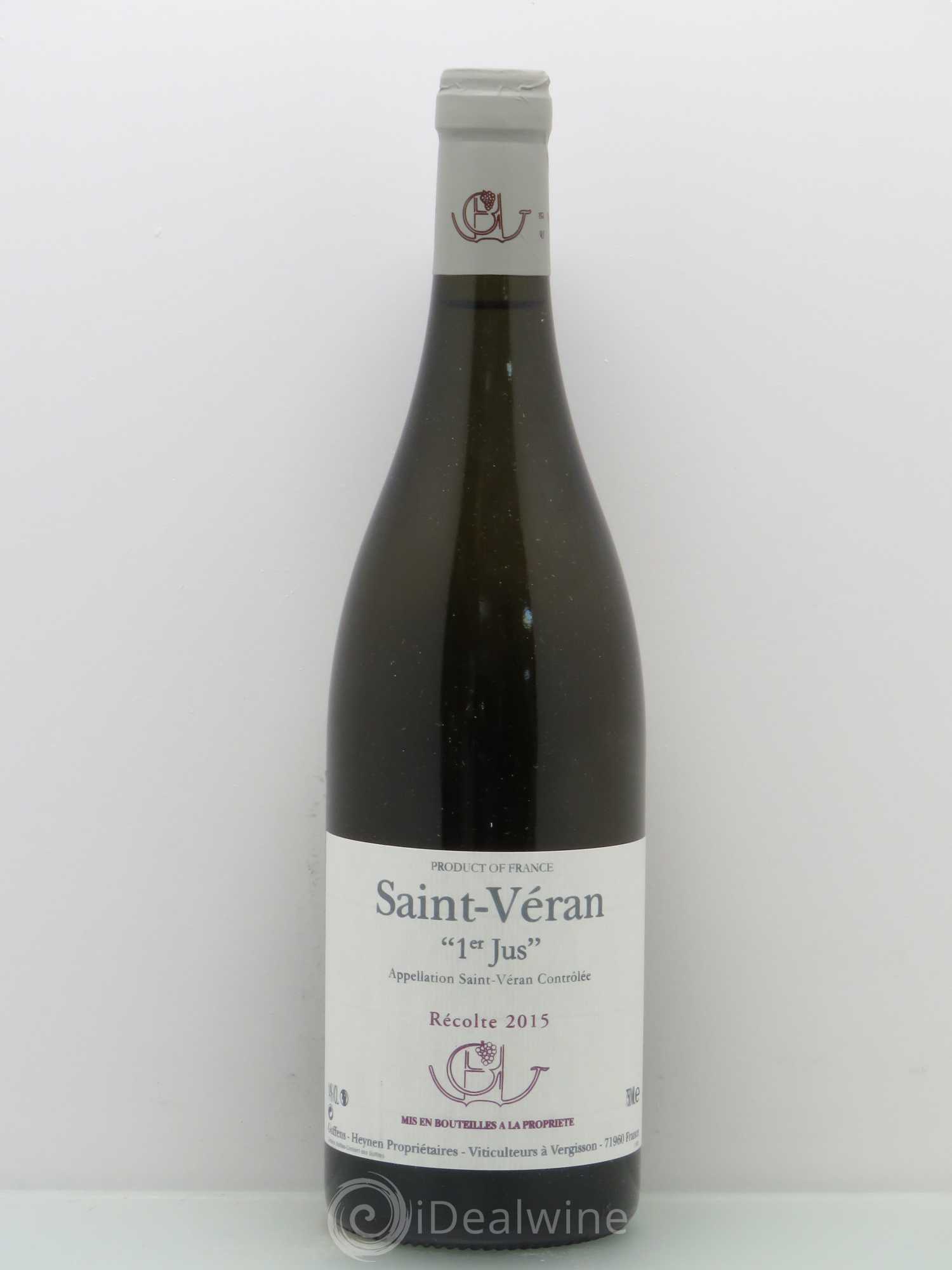 Saint-Véran 1er Jus Guffens-Heynen 2015 - Lot de 1 bouteille - 0