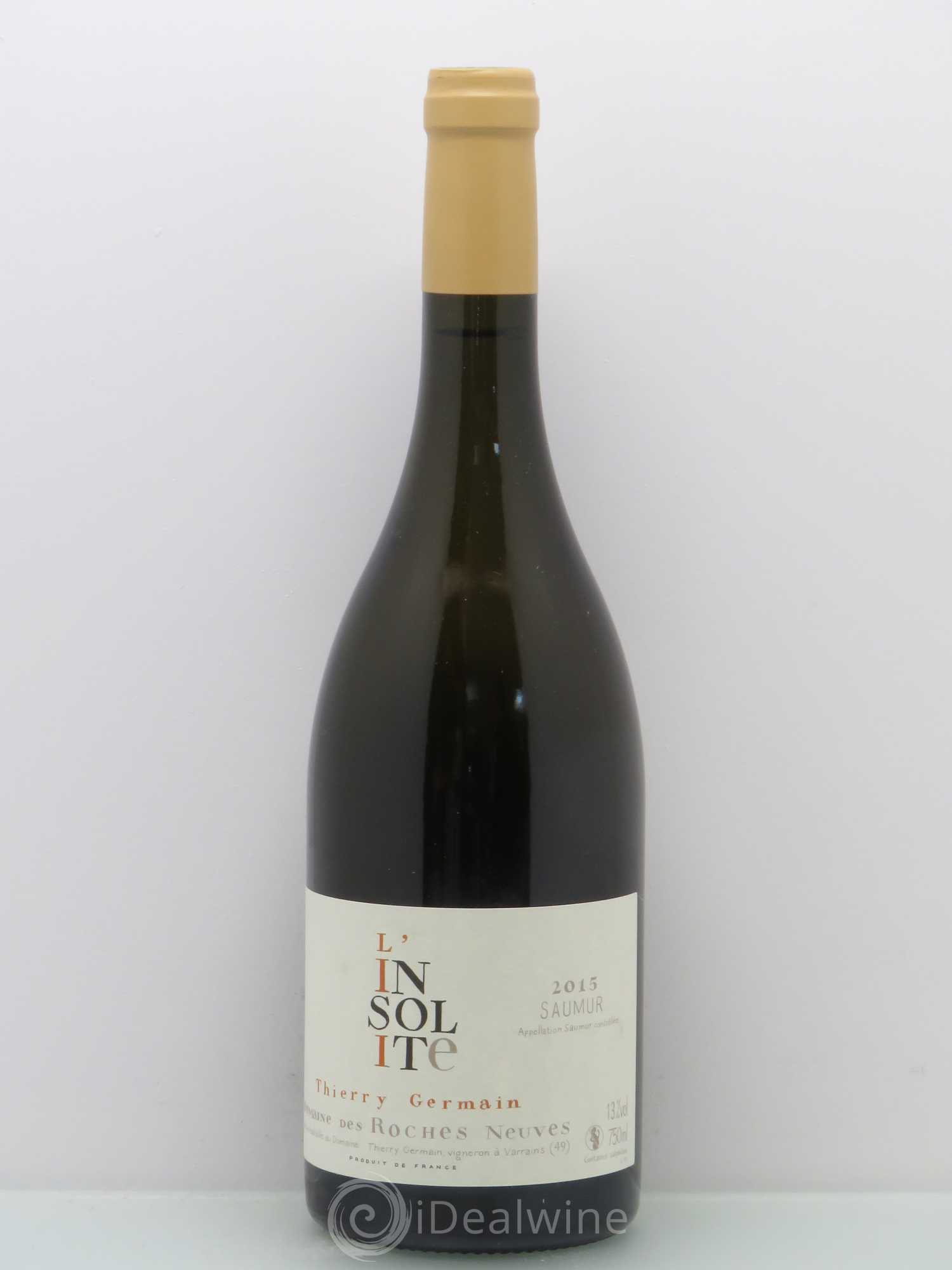 Saumur Insolite Domaine des Roches Neuves - Thierry Germain 2015 - Lot de 1 bouteille - 0