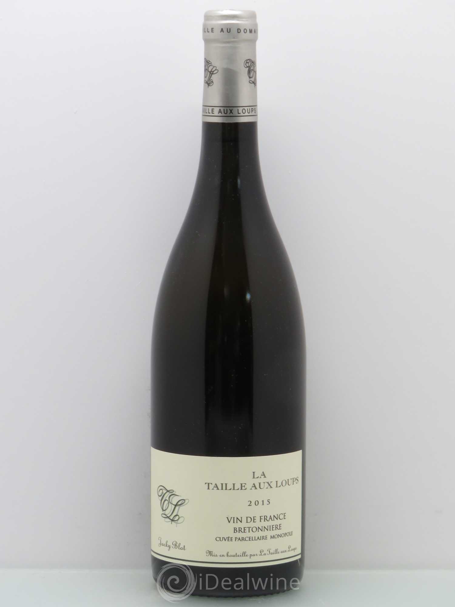 Vin de France Bretonnière La Taille aux Loups - Jacky Blot 2015 - Lot de 1 bouteille - 0