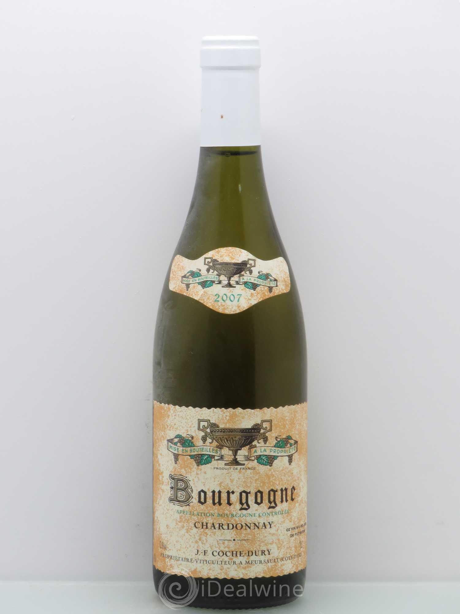 Bourgogne Coche Dury (Domaine) Chardonnay 2007 - Lot de 1 bouteille - 0