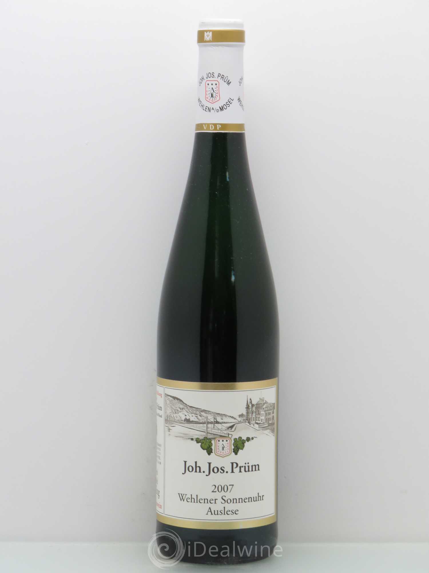 Riesling Joh. Jos. Prum Wehlener Sonnenuhr Auslese AP Nr 25765113408 2007 - Posten von 1 Flasche - 0