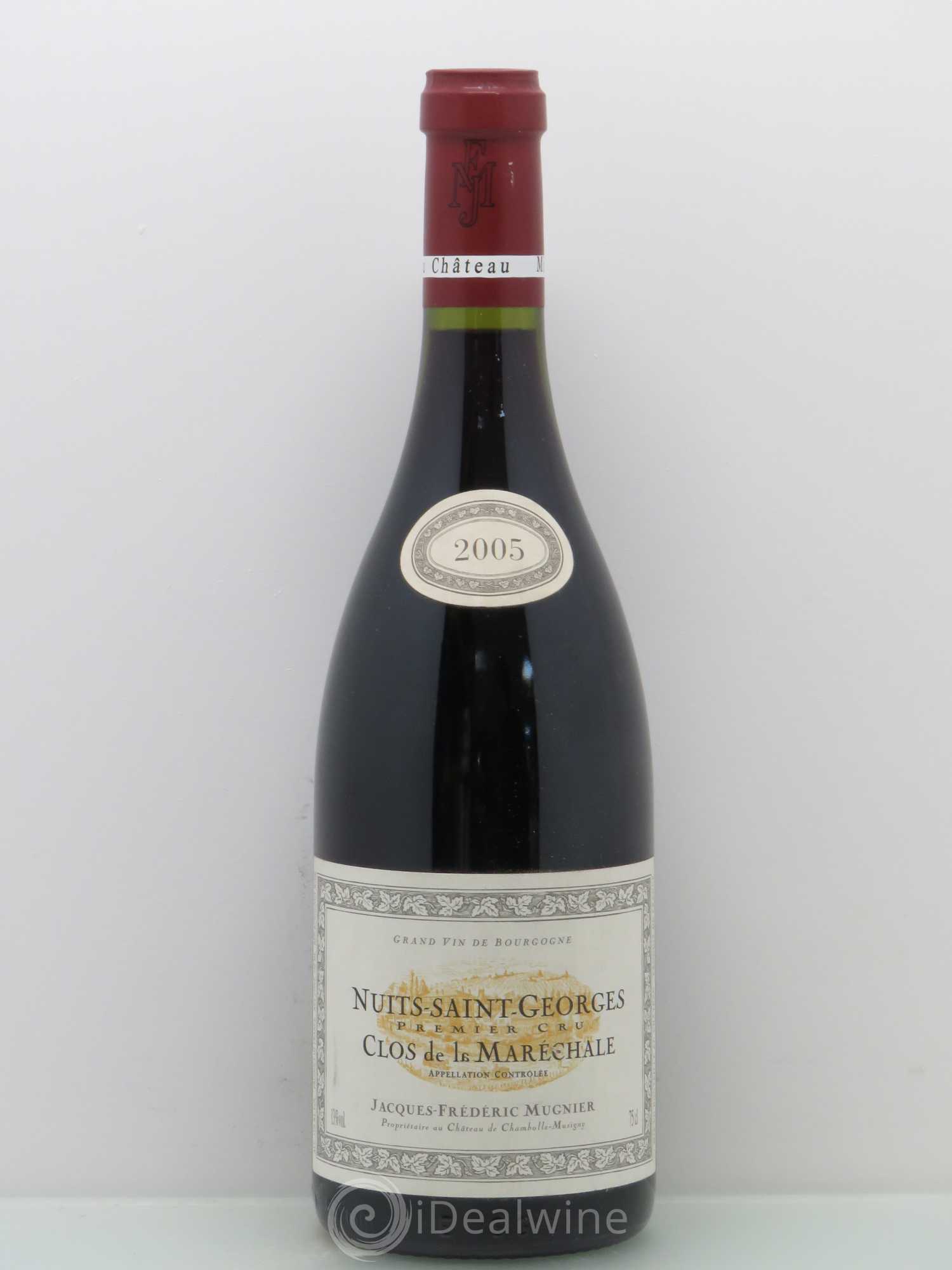 Nuits-Saint-Georges 1er Cru Clos de La Maréchale Jacques-Frédéric Mugnier 2005 - Lot de 1 bouteille - 0