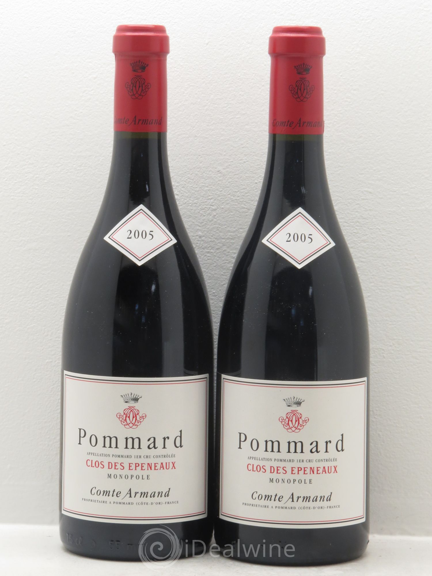 Pommard 1er Cru Clos des Epeneaux Comte Armand 2005 - Lot de 2 bouteilles - 0