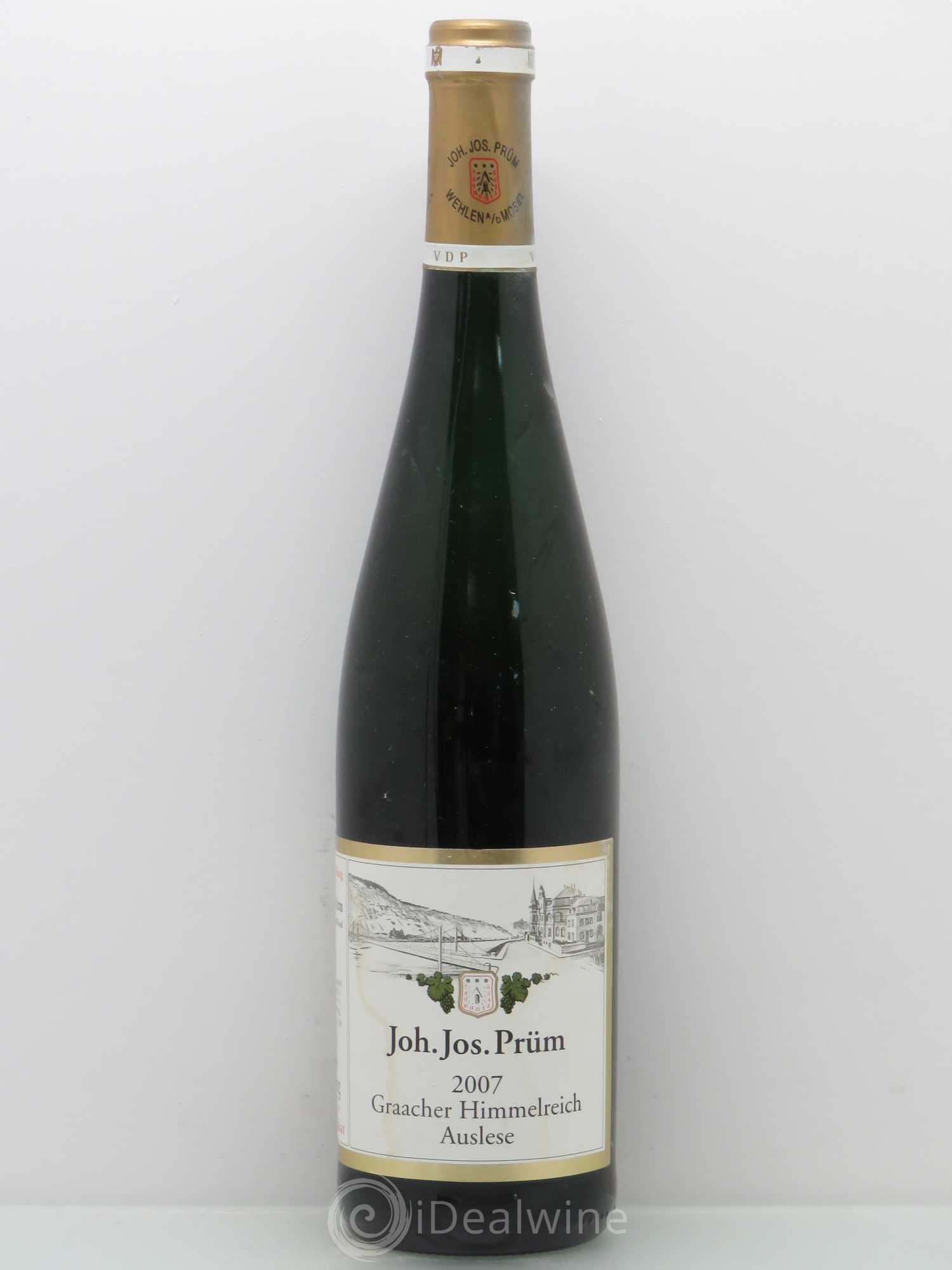 Riesling Graacher Himmelreich Auslese G K Weingut J.J Prum - AP Nr 25765111708 2007 - Posten von 1 Flasche - 0