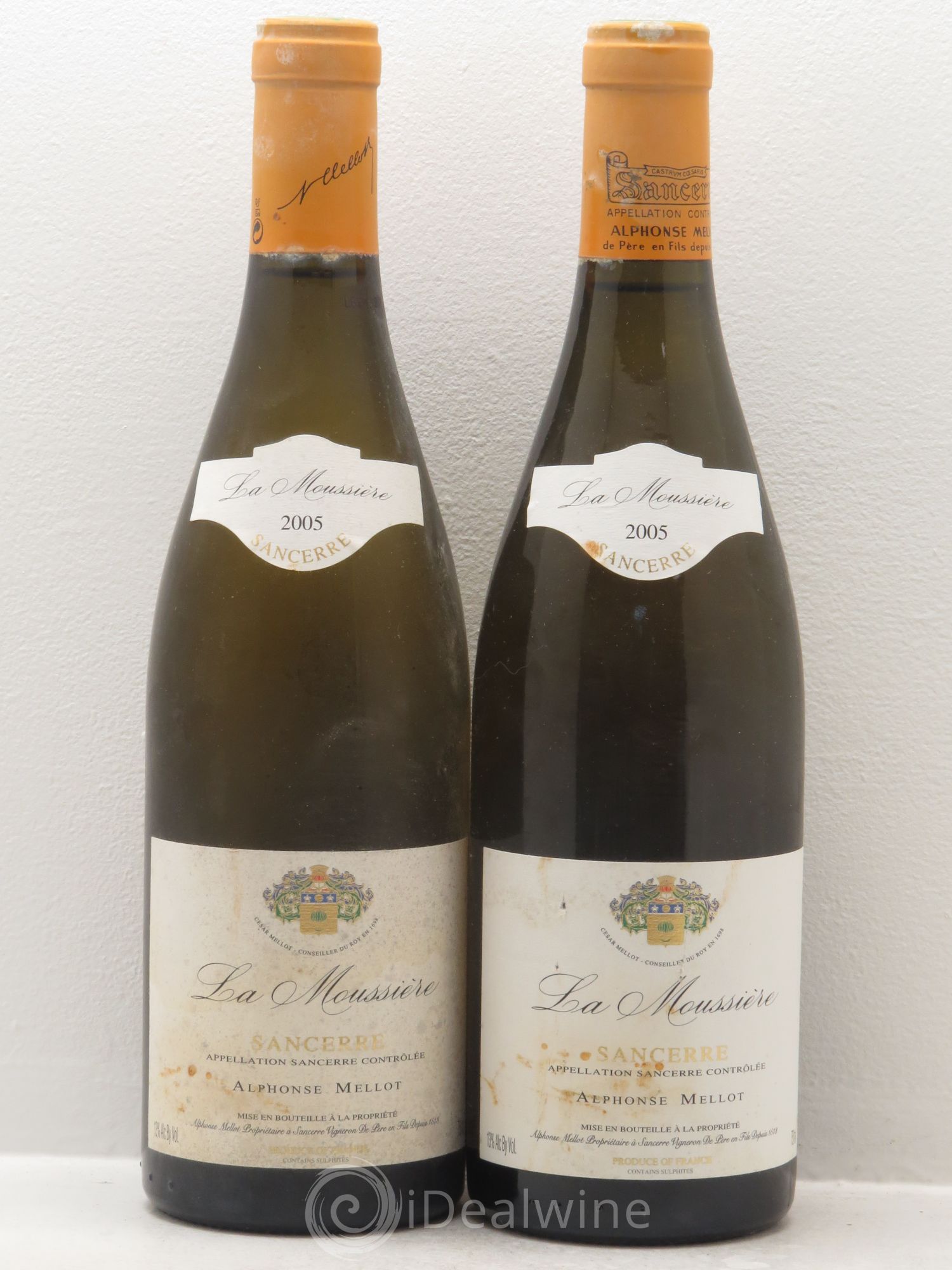 Sancerre La Moussière Alphonse Mellot (sans prix de réserve) 2005 - Lot de 2 bouteilles - 0