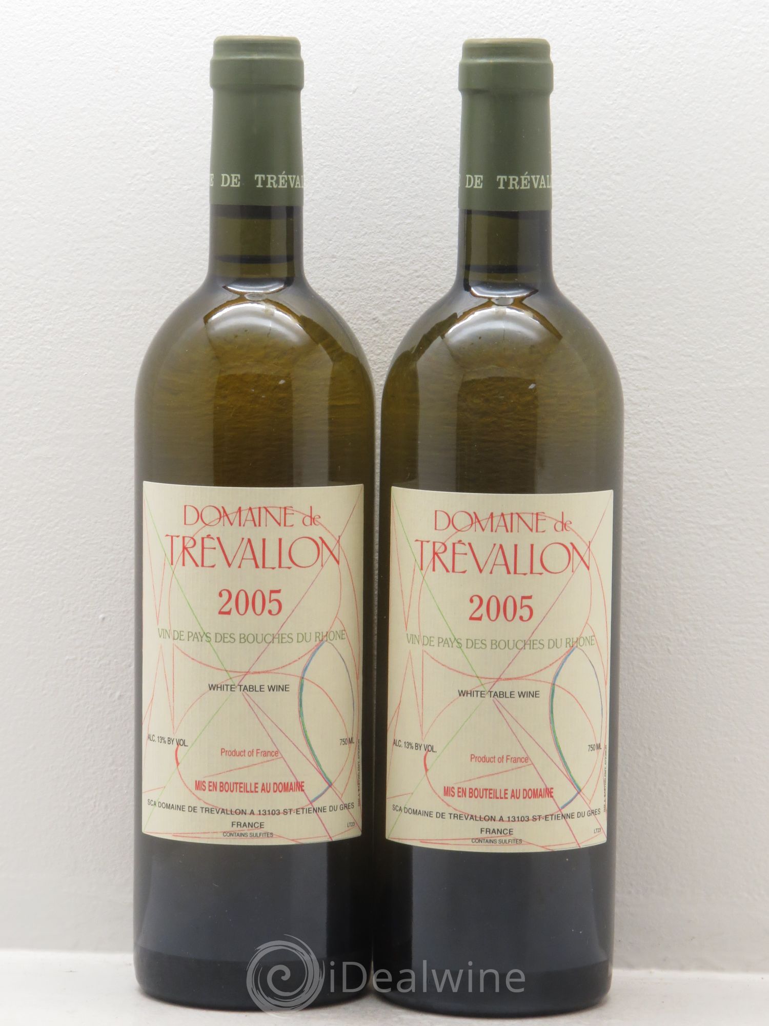 VDP Bouches du Rhône Trévallon (Domaine de) Eloi Dürrbach 2005 - Lot de 2 bouteilles - 0