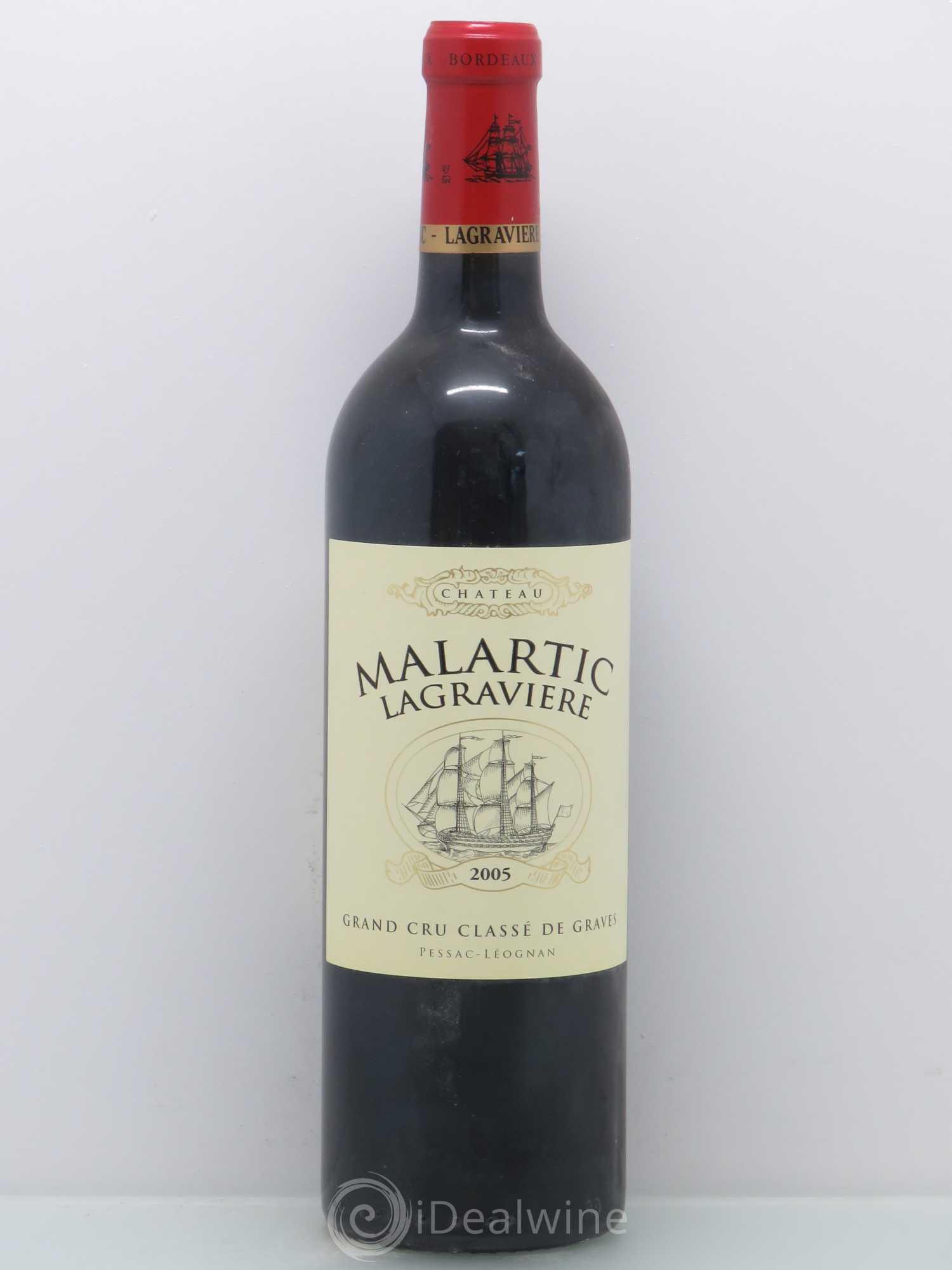 Château Malartic-Lagravière Cru Classé de Graves 2005 - Lot de 1 bouteille - 0