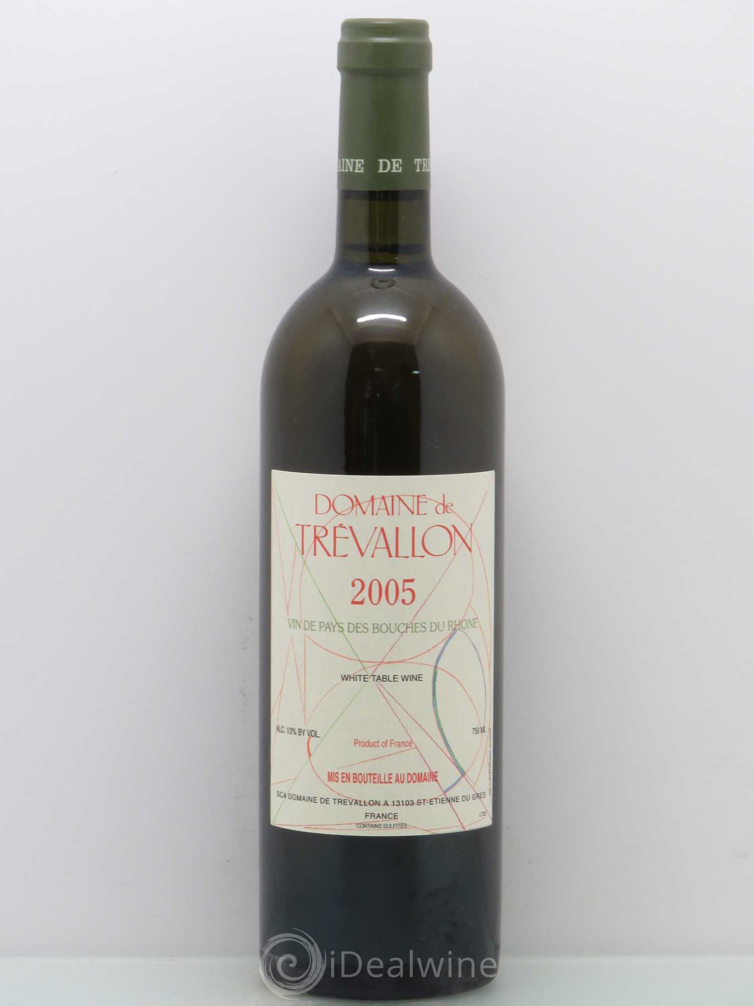 VDP Bouches du Rhône Trévallon (Domaine de) Eloi Dürrbach 2005 - Lot de 1 bouteille - 0