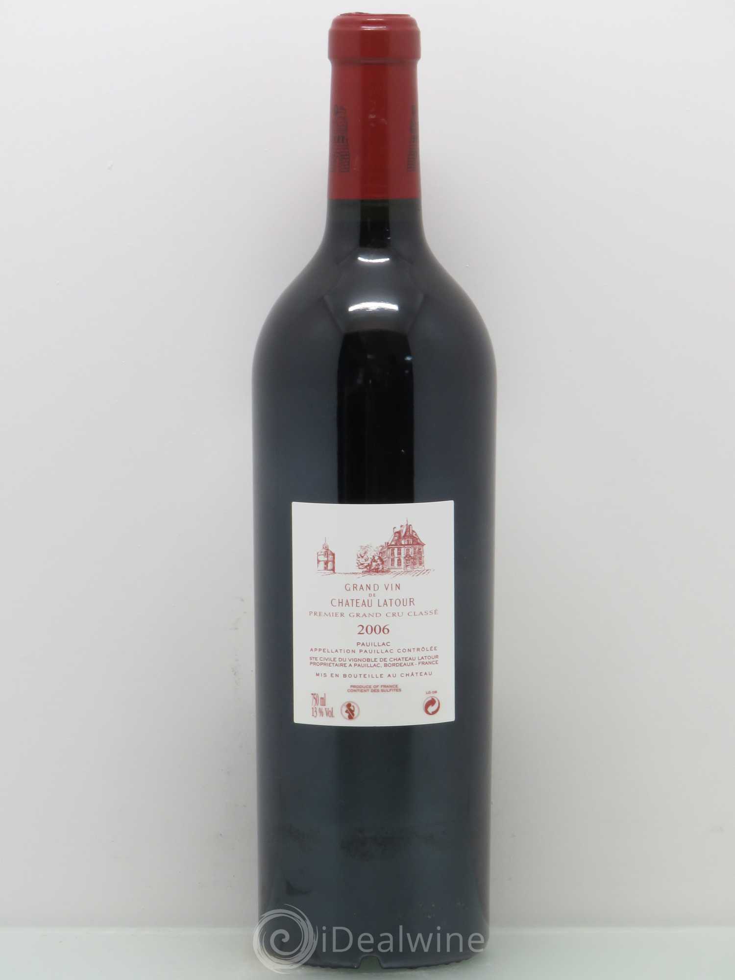 Château Latour 1er Grand Cru Classé 2006 - Lot de 1 bouteille - 1
