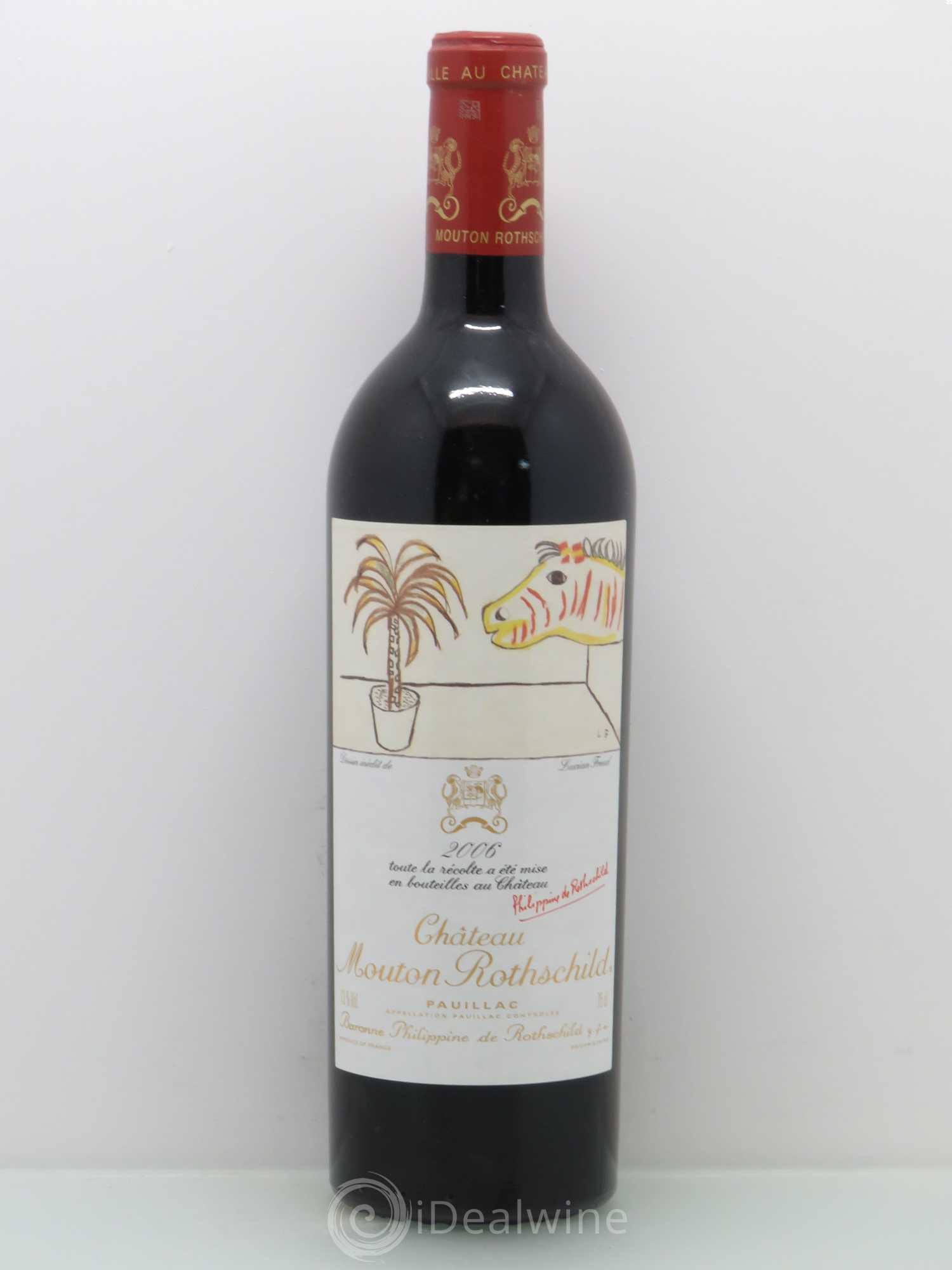 Château Mouton Rothschild 1er Grand Cru Classé 2006 - Lot de 1 bouteille - 0