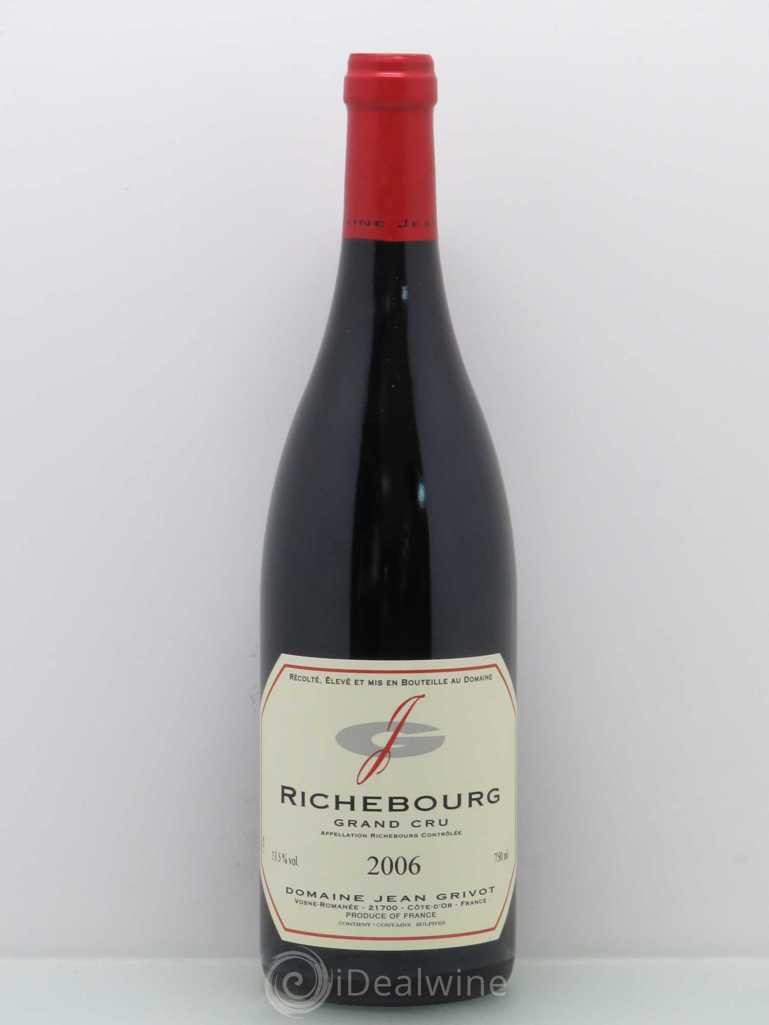 Richebourg Grand Cru Jean Grivot 2006 - Lot de 1 bouteille - 0