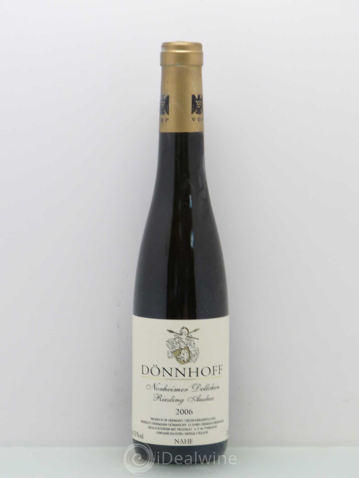 Riesling Norheimer Dellchen Auslese Weingut Hermann Dönnhoff GK 2006 - Posten von 1 Demi-Flasche - 0