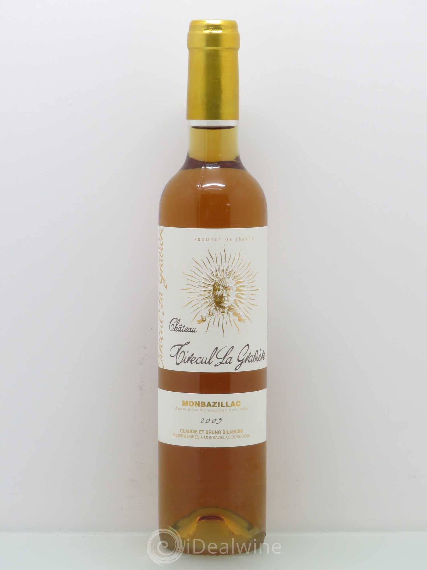 Monbazillac Château Tirecul La Gravière Bruno et Claudie Bilancini 2005 - Lotto di 1 bottiglia - 0