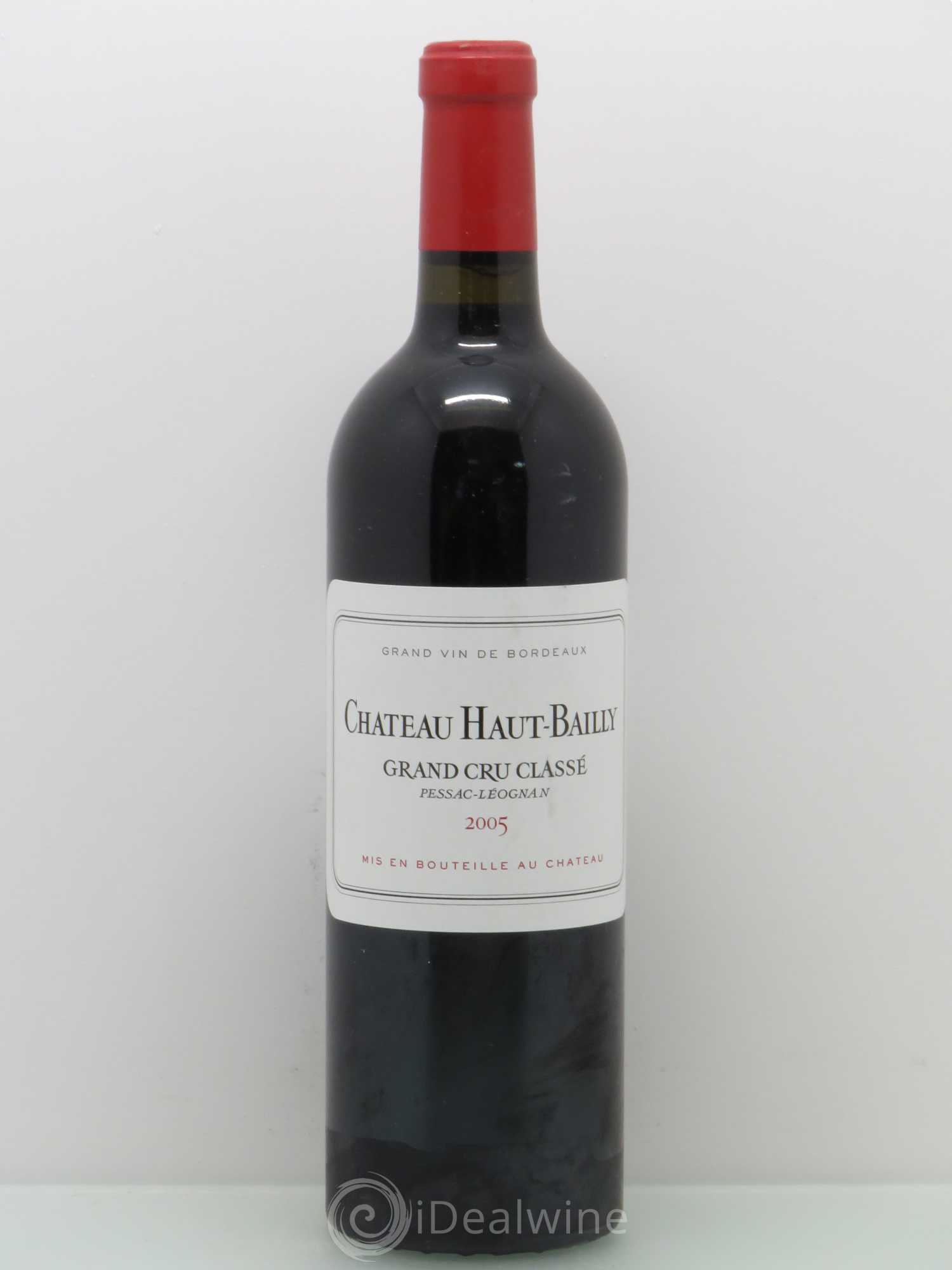 Château Haut-Bailly Cru Classé de Graves 2005 - Lot de 1 bouteille - 0
