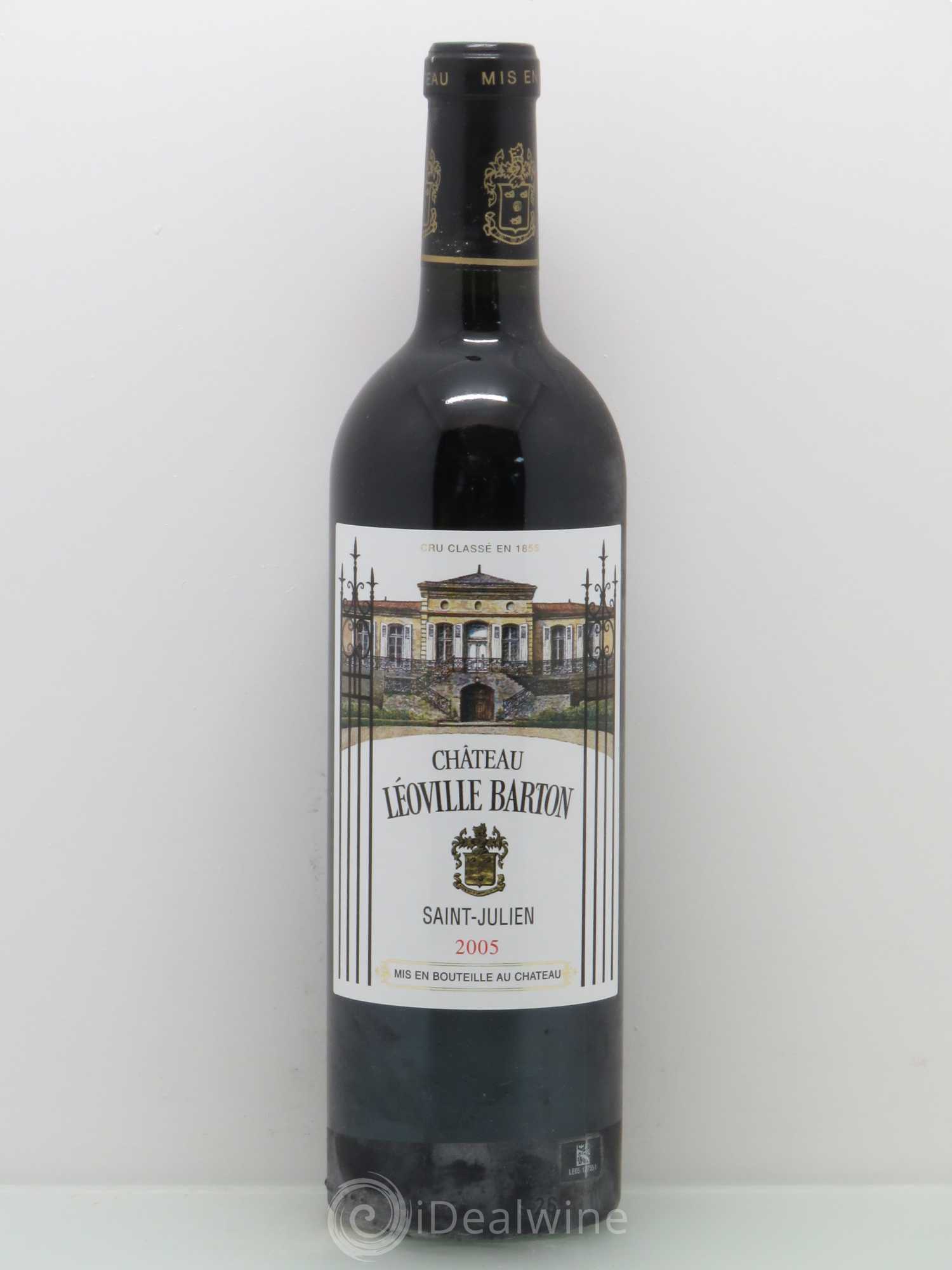 Château Léoville Barton 2ème Grand Cru Classé 2005 - Lot de 1 bouteille - 0
