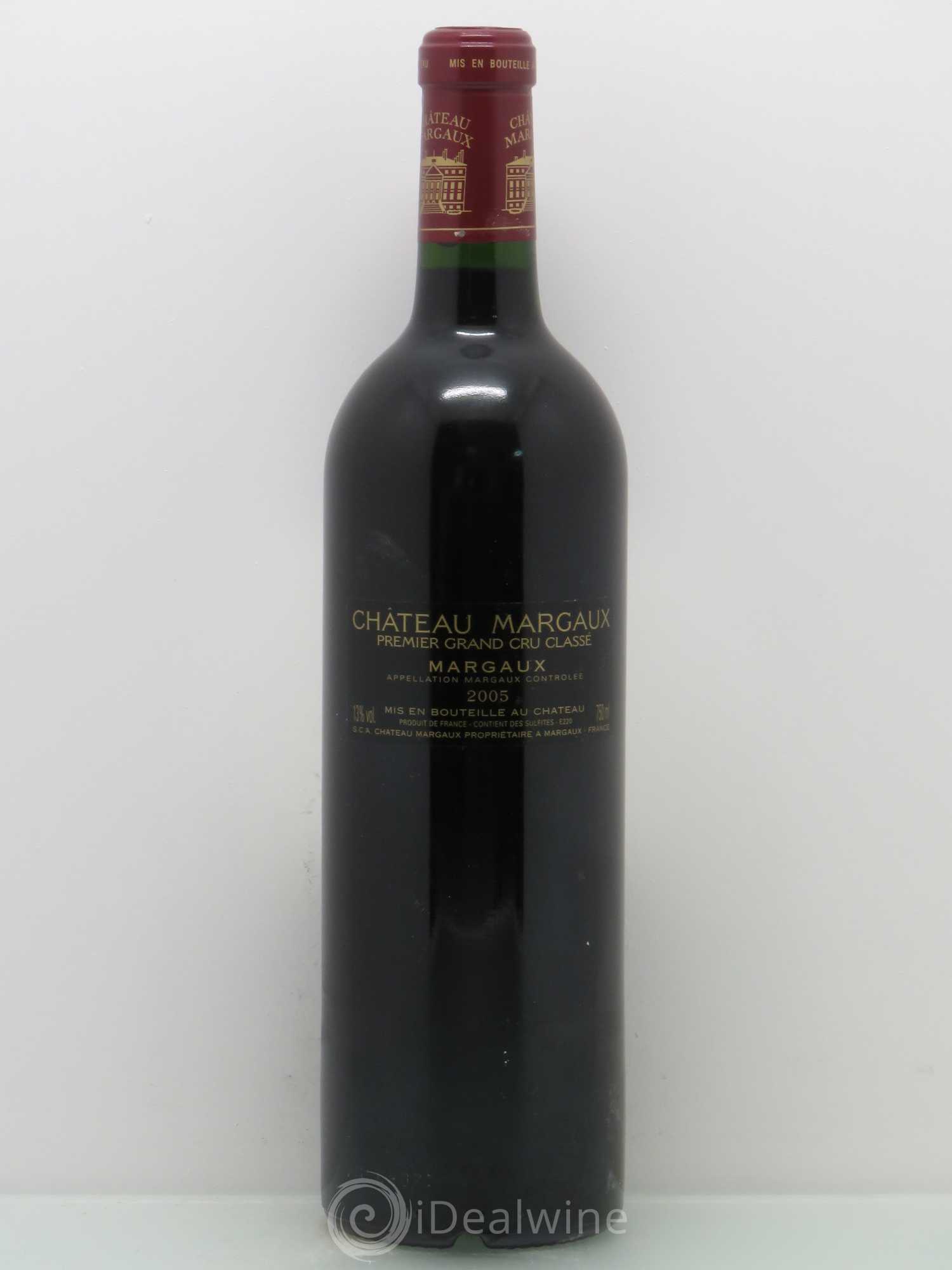 Château Margaux 1er Grand Cru Classé 2005 - Lot de 1 bouteille - 1