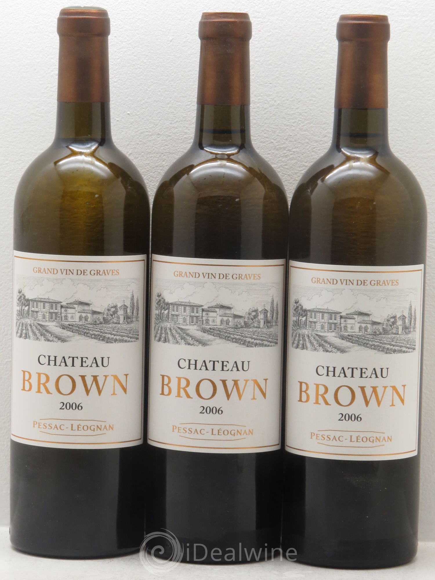 Bordeaux Château Brown (sans prix de réserve) 2006 - Posten von 3 Flaschen - 0