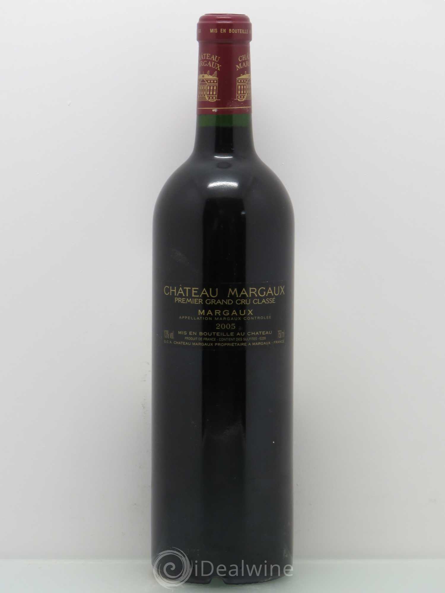 Château Margaux 1er Grand Cru Classé 2005 - Lot de 1 bouteille - 1